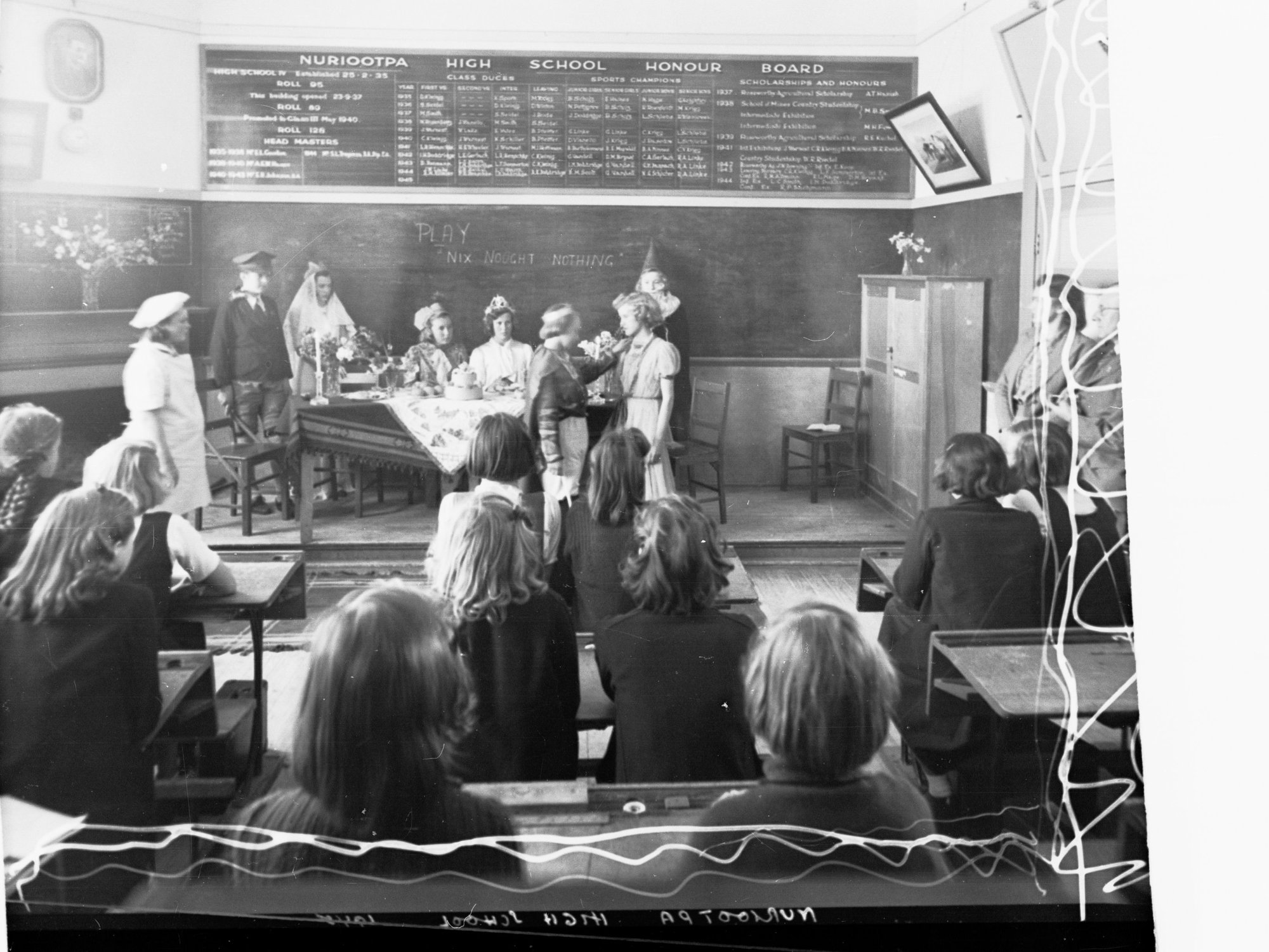 Students doing a play at Nuriootpa High School