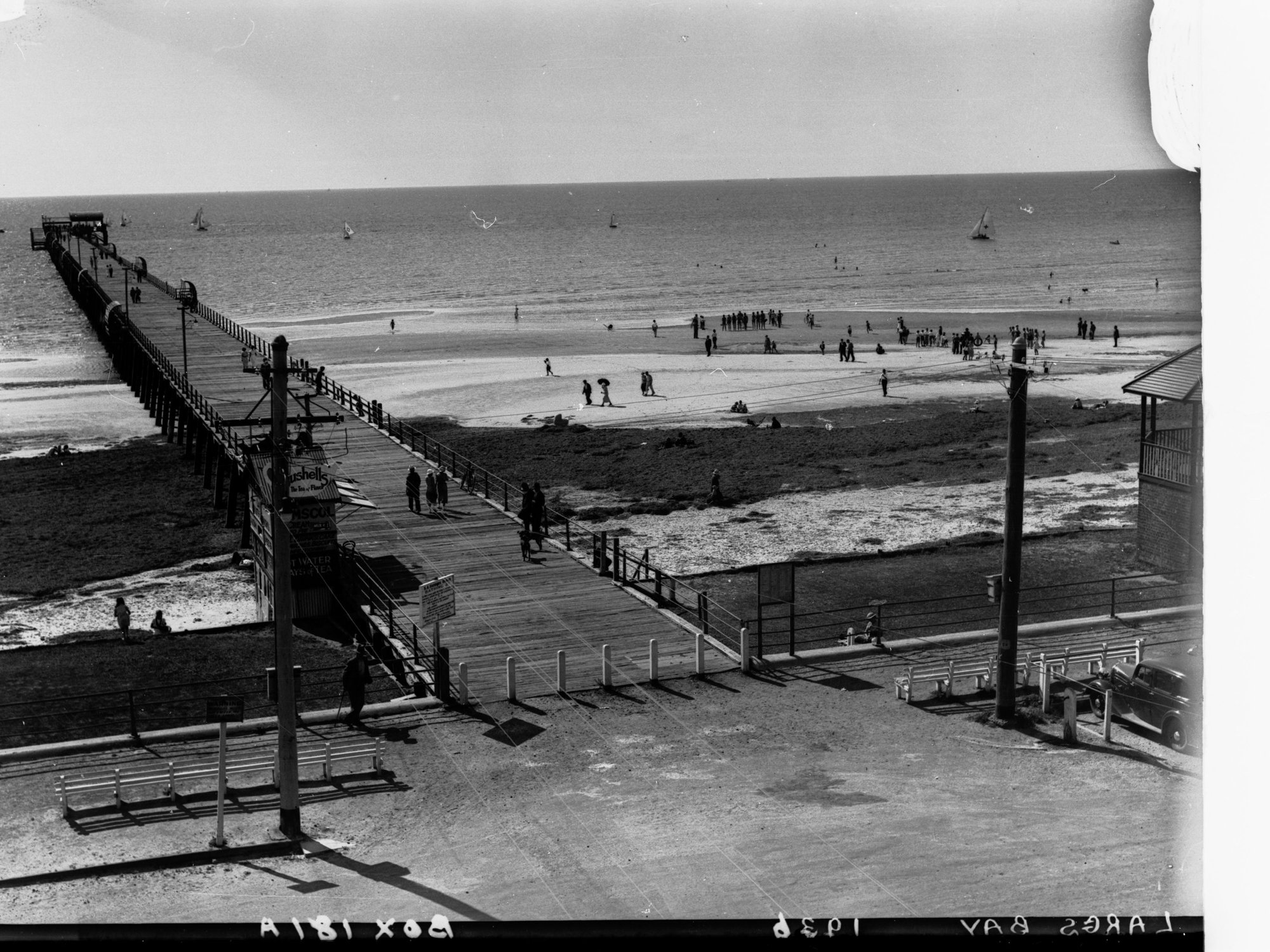 Largs Bay showing jetty