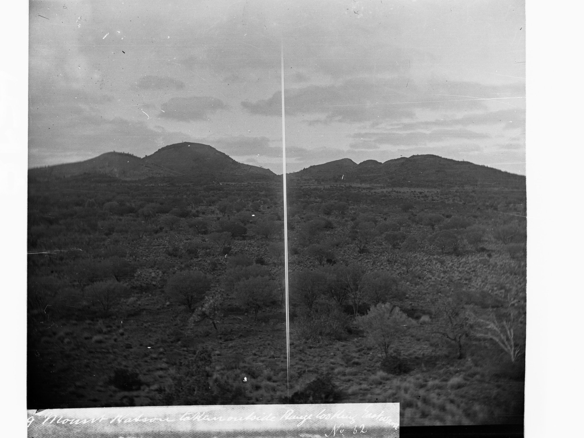 Mount Watson Taken Outside Range Looking East Elder Scientific Expedition