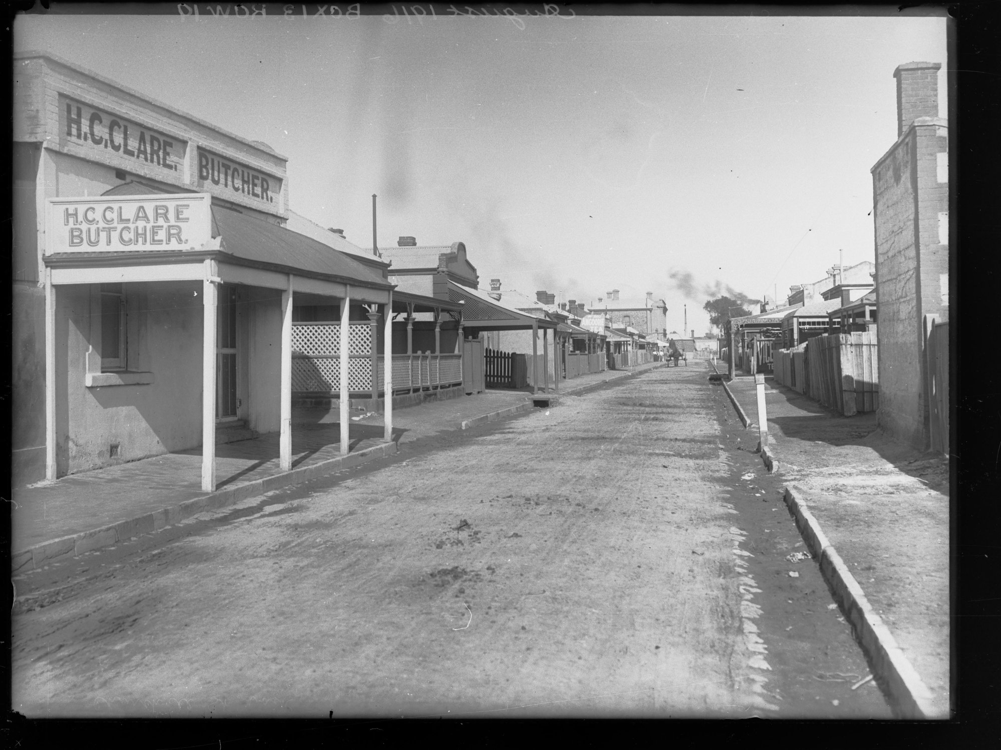 Herbert Clare's butcher's shop, Brompton