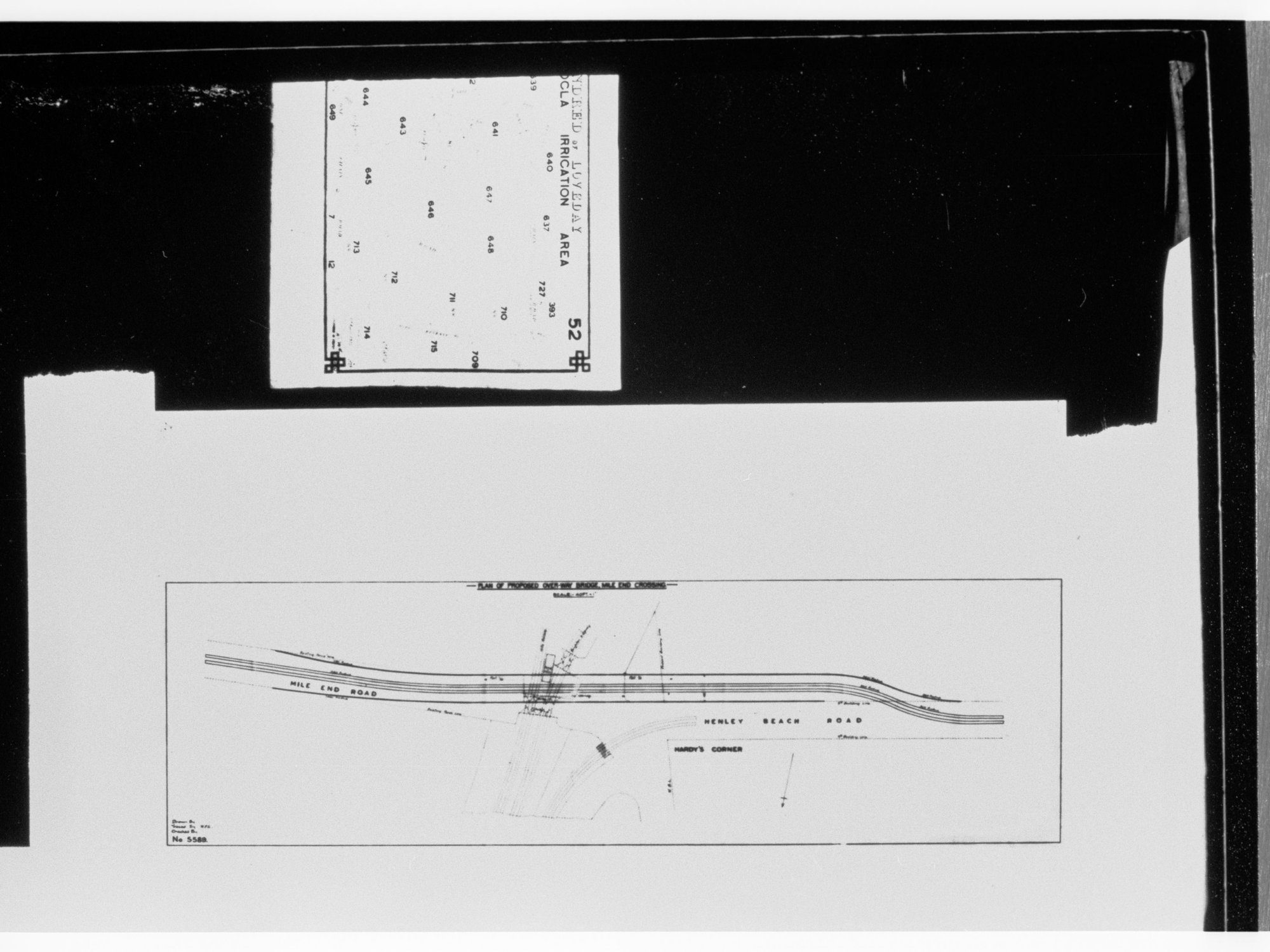 Plan of proposed bridge at Mile End - Bakewell Bridge