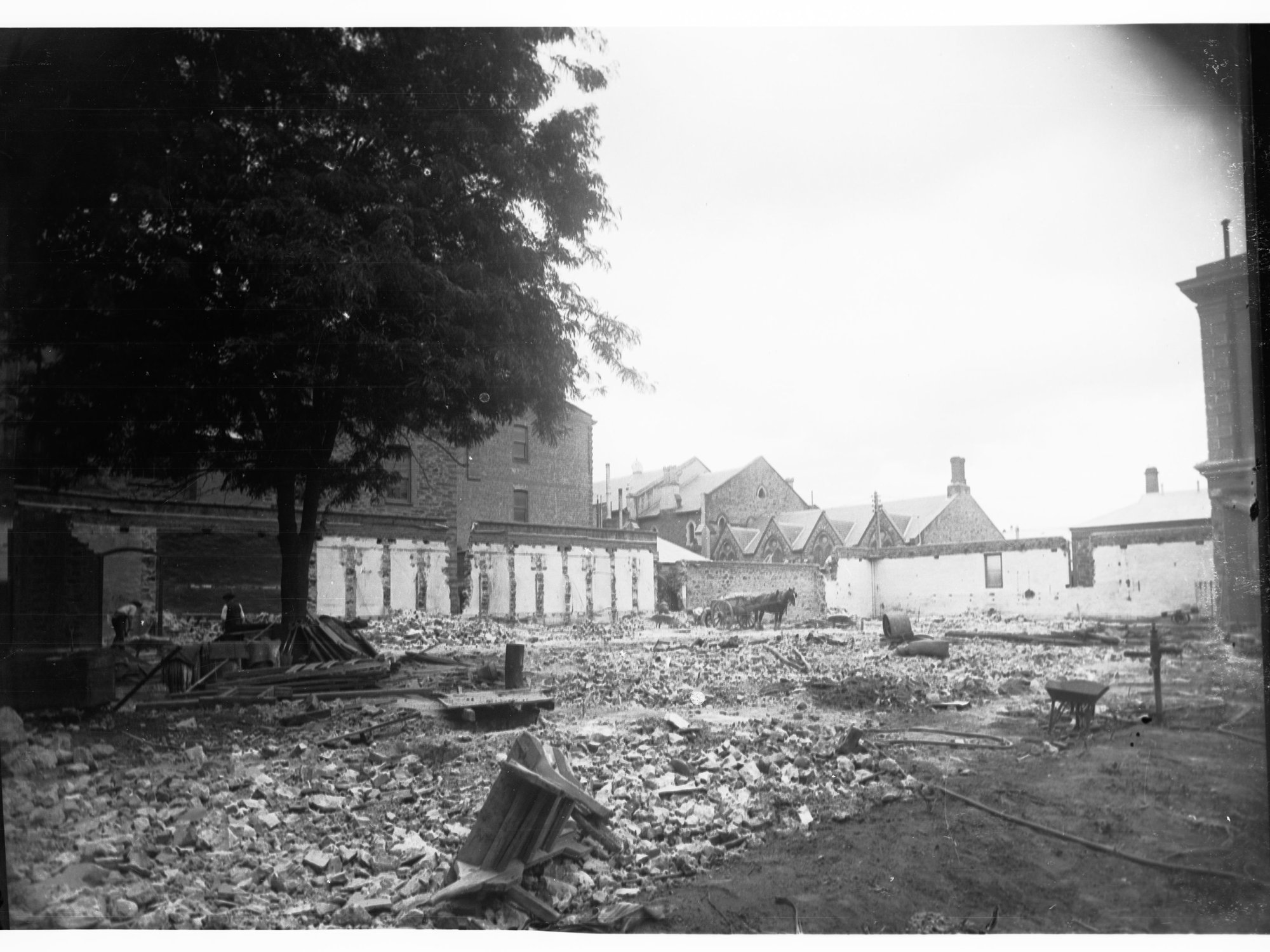 Northern Wing Old Government Offices Before Erecting