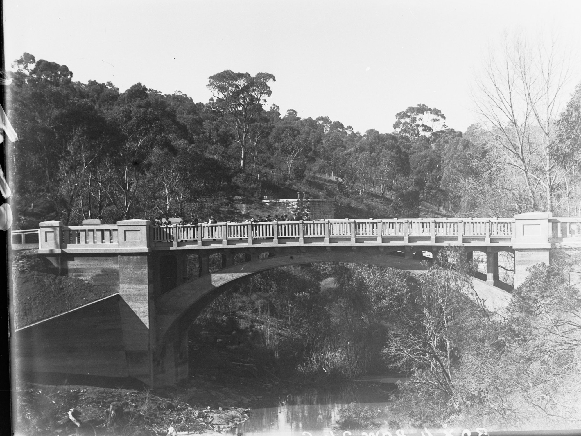 New concrete bridge at Clarendon (photo Plate No. 7) - opening ceremony