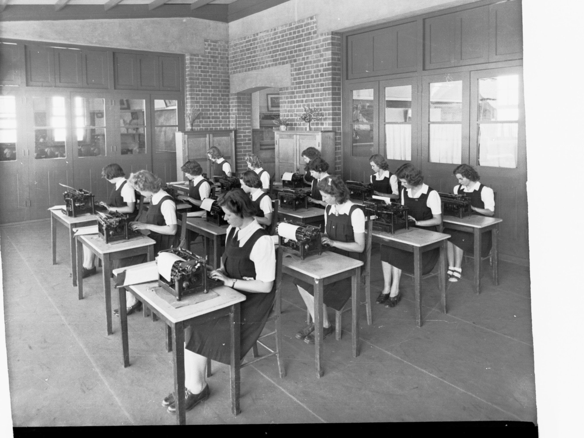 Adelaide Girls Technical School - Girls Typing