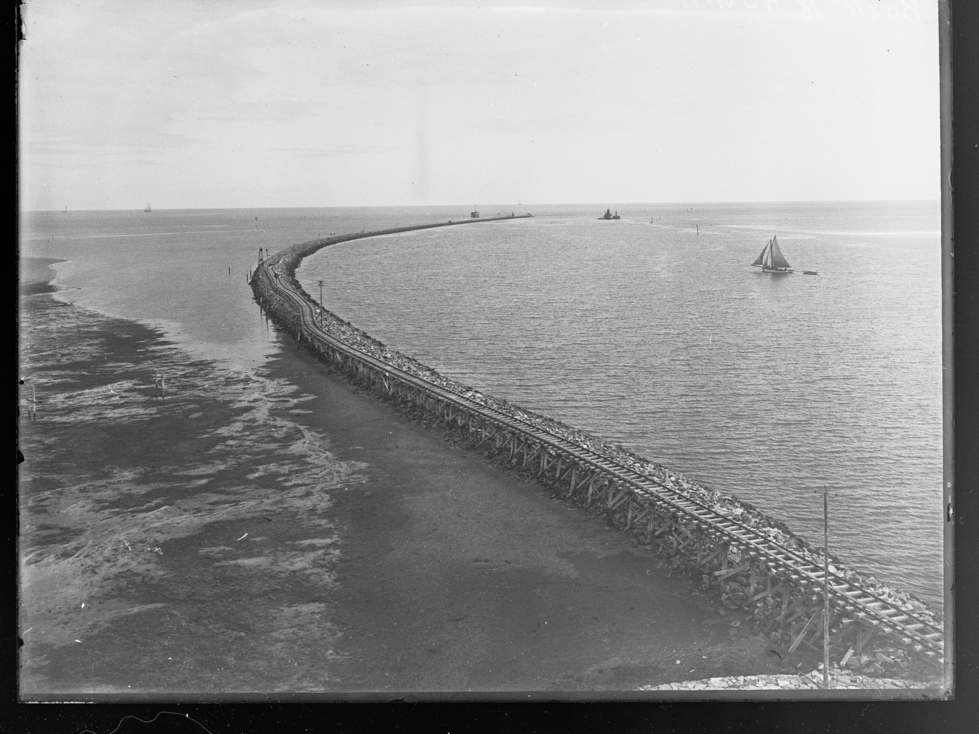 View of jetty at Outer Harbor, South Australia