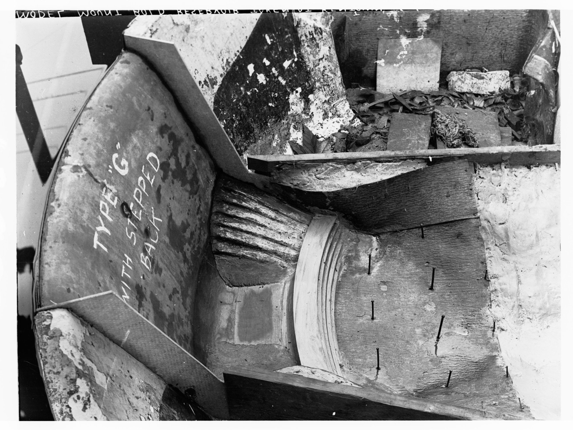 Model of Mount Bold Reservoir taken at Kent Town