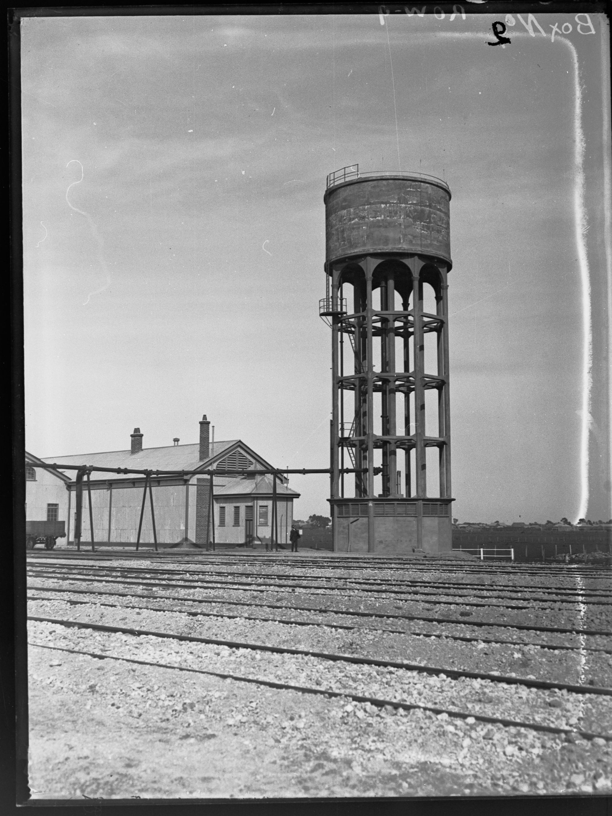 Water tower at Islington Railway Workshops 