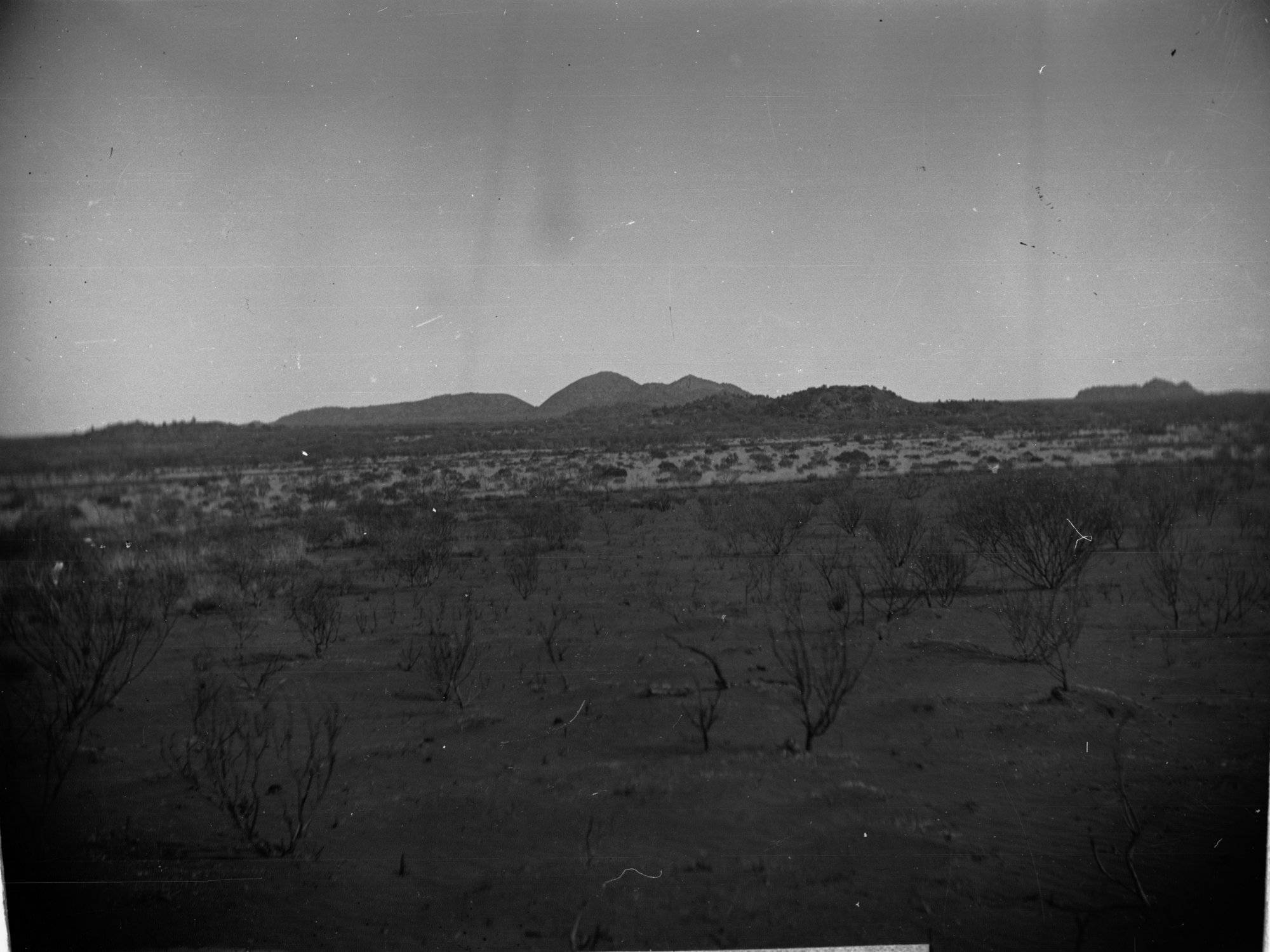 View of Central Group of Everard Ranges Mount Illbillee Elder Expedition