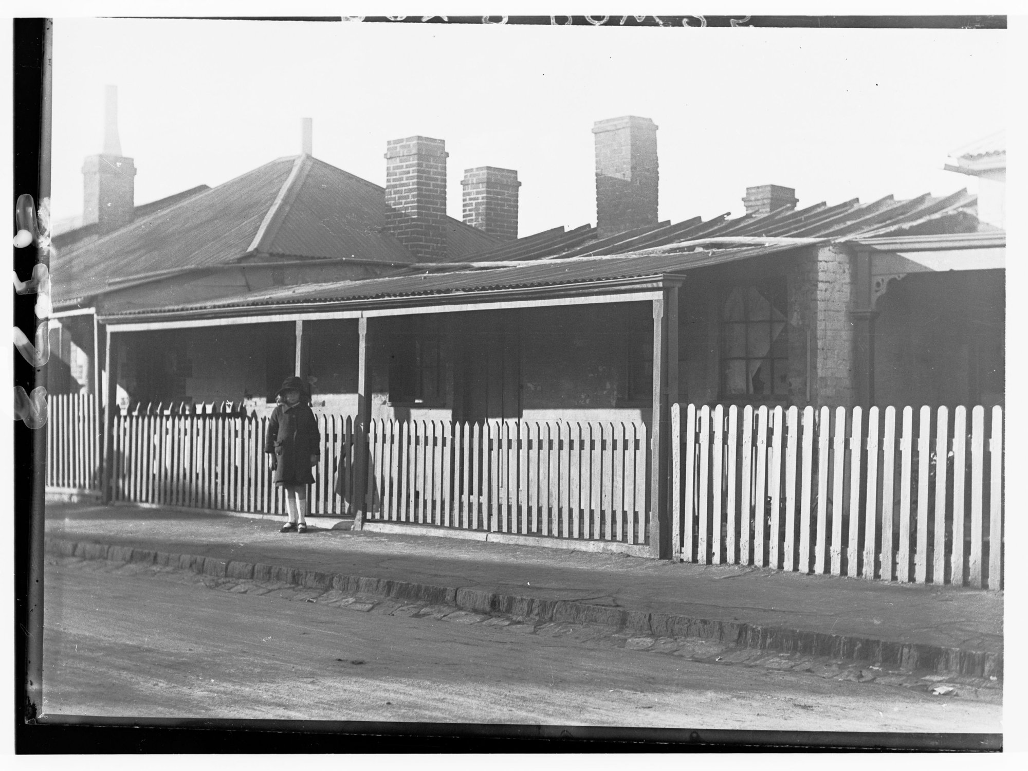 House at 183 Flinders Street, Adelaide - little girl on path