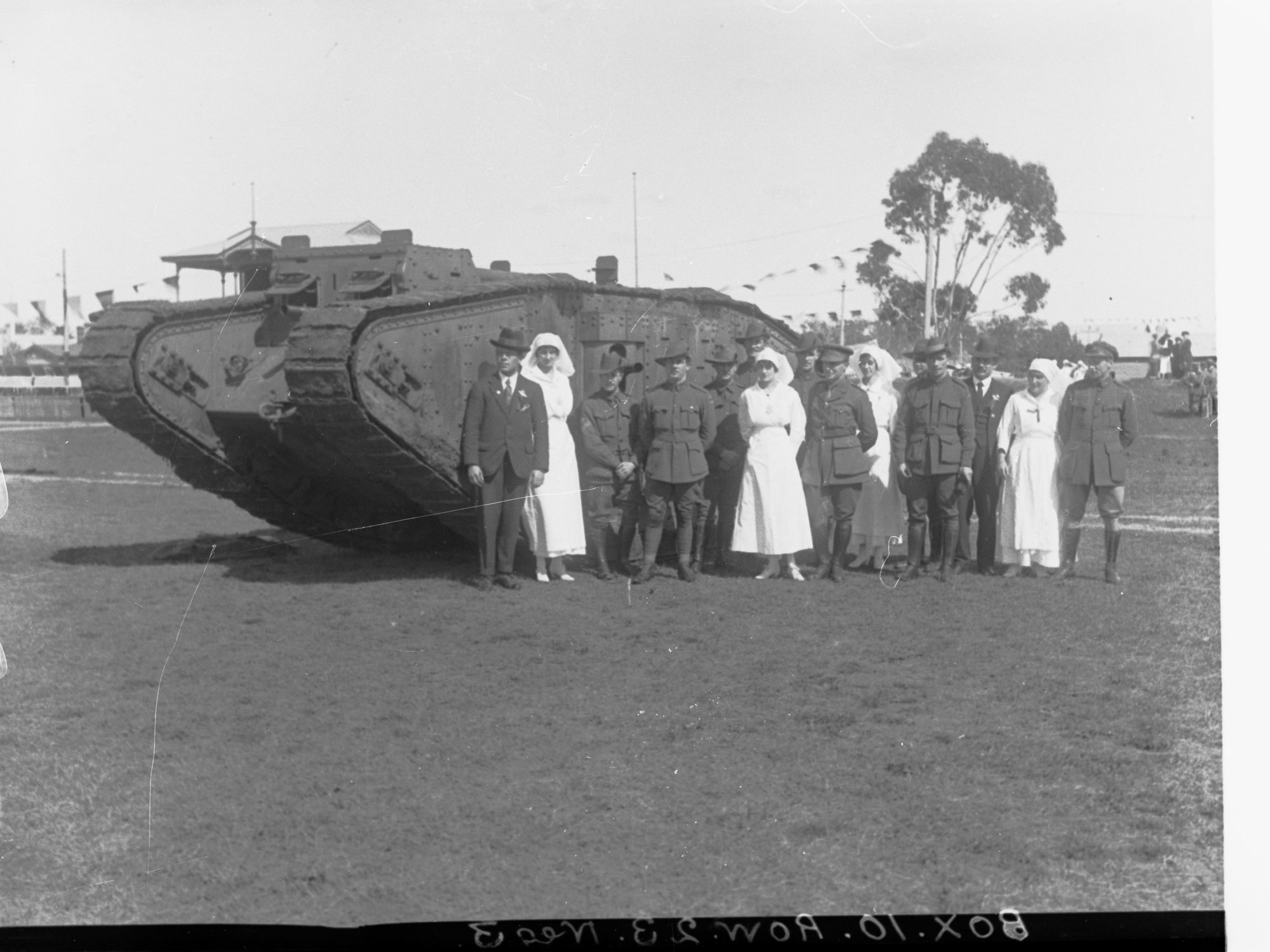 Tank on Unley Oval