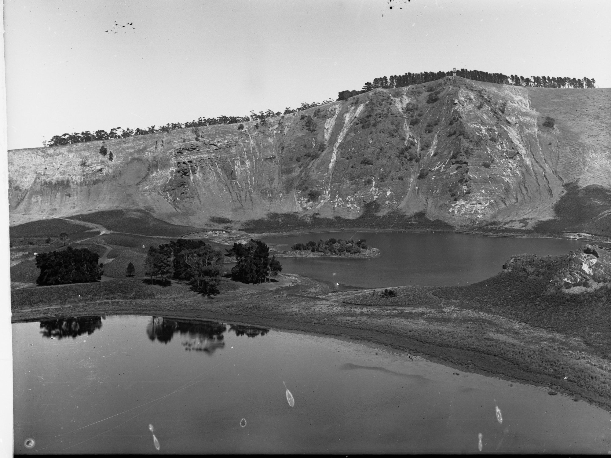 Browne and Valley Lakes at Mount Gambier