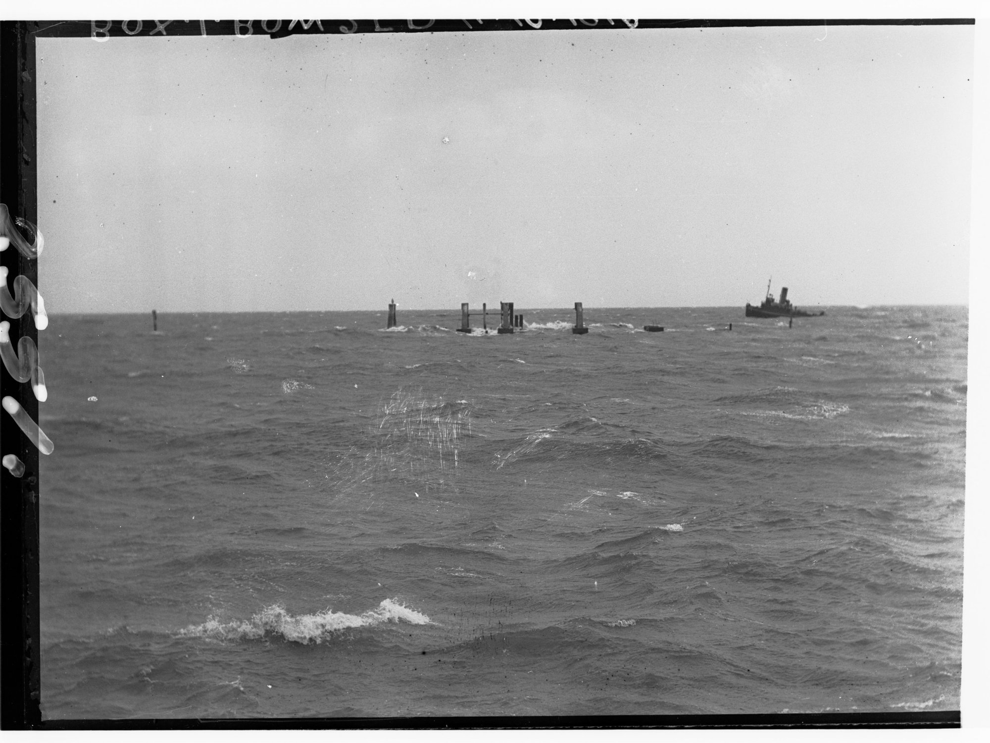 View showing Glenelg breakwater