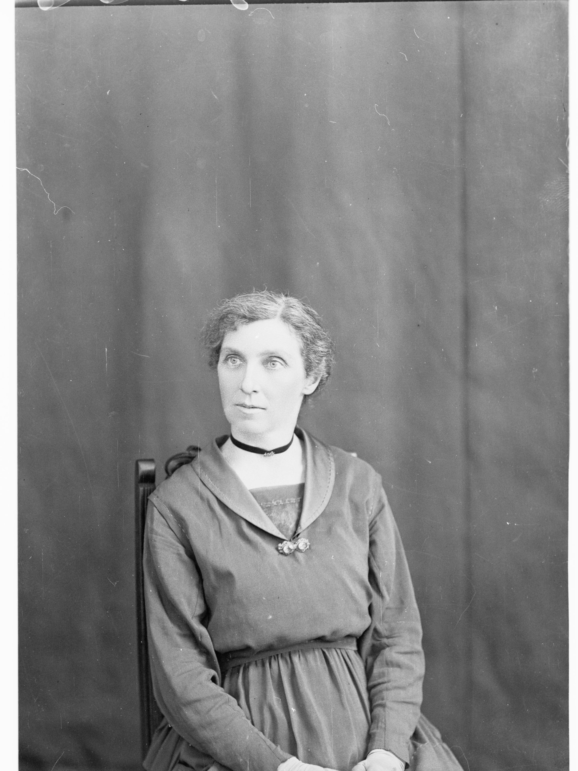 Portrait of a lady - unidentified - no other information recorded