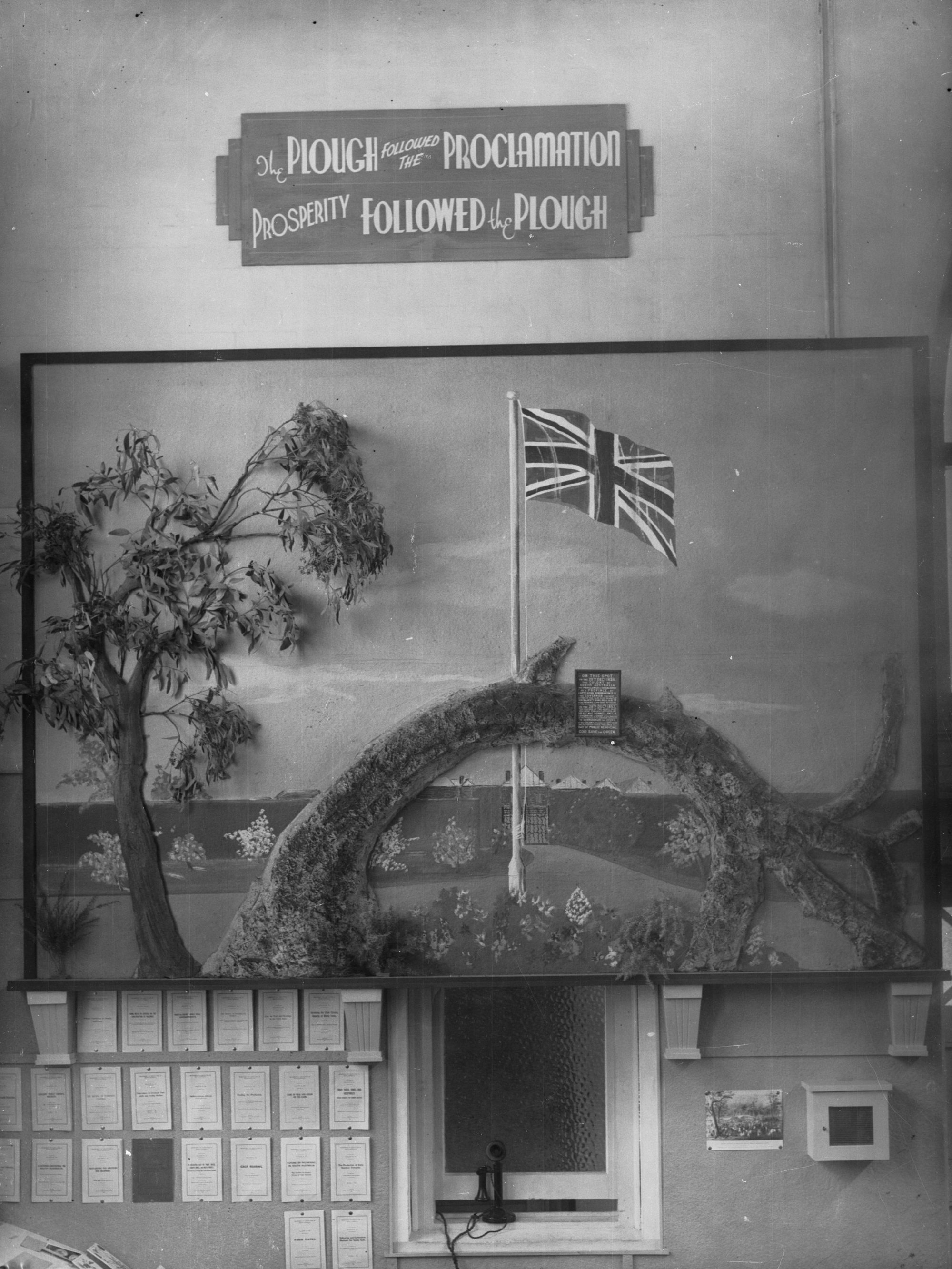 Picture of the old gum tree and Australian flag at Glenelg