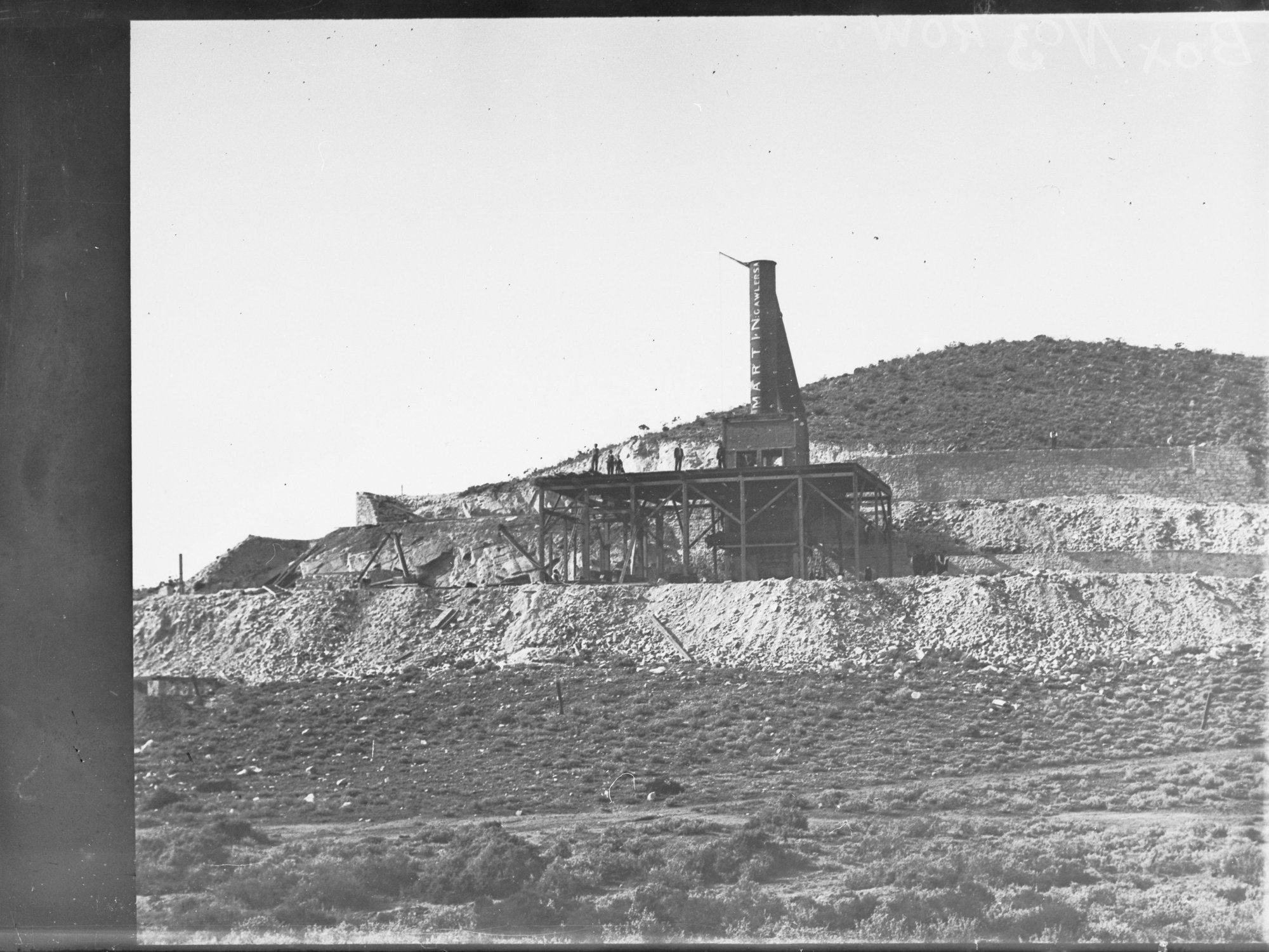 Mountain of light copper mine near Leigh Creek. September, 1910