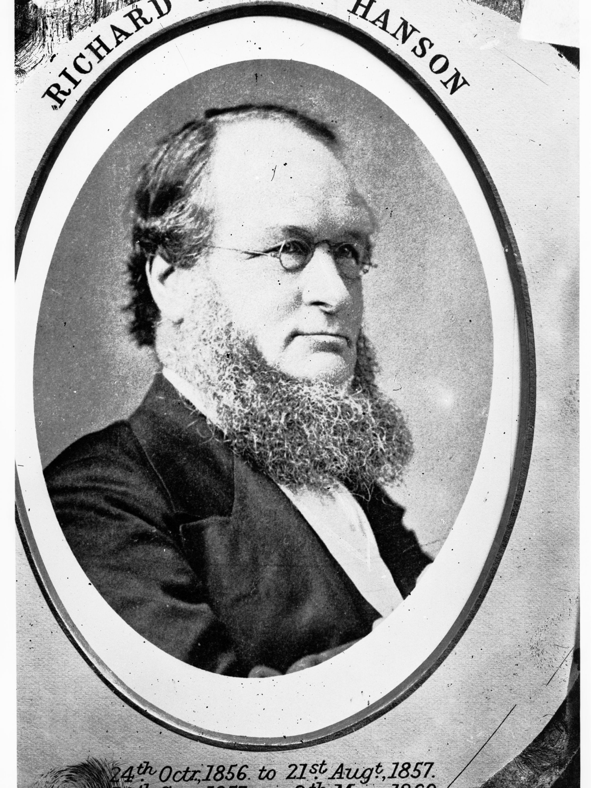 Portrait of Richard Davies Hanson - born 1805, died 1876