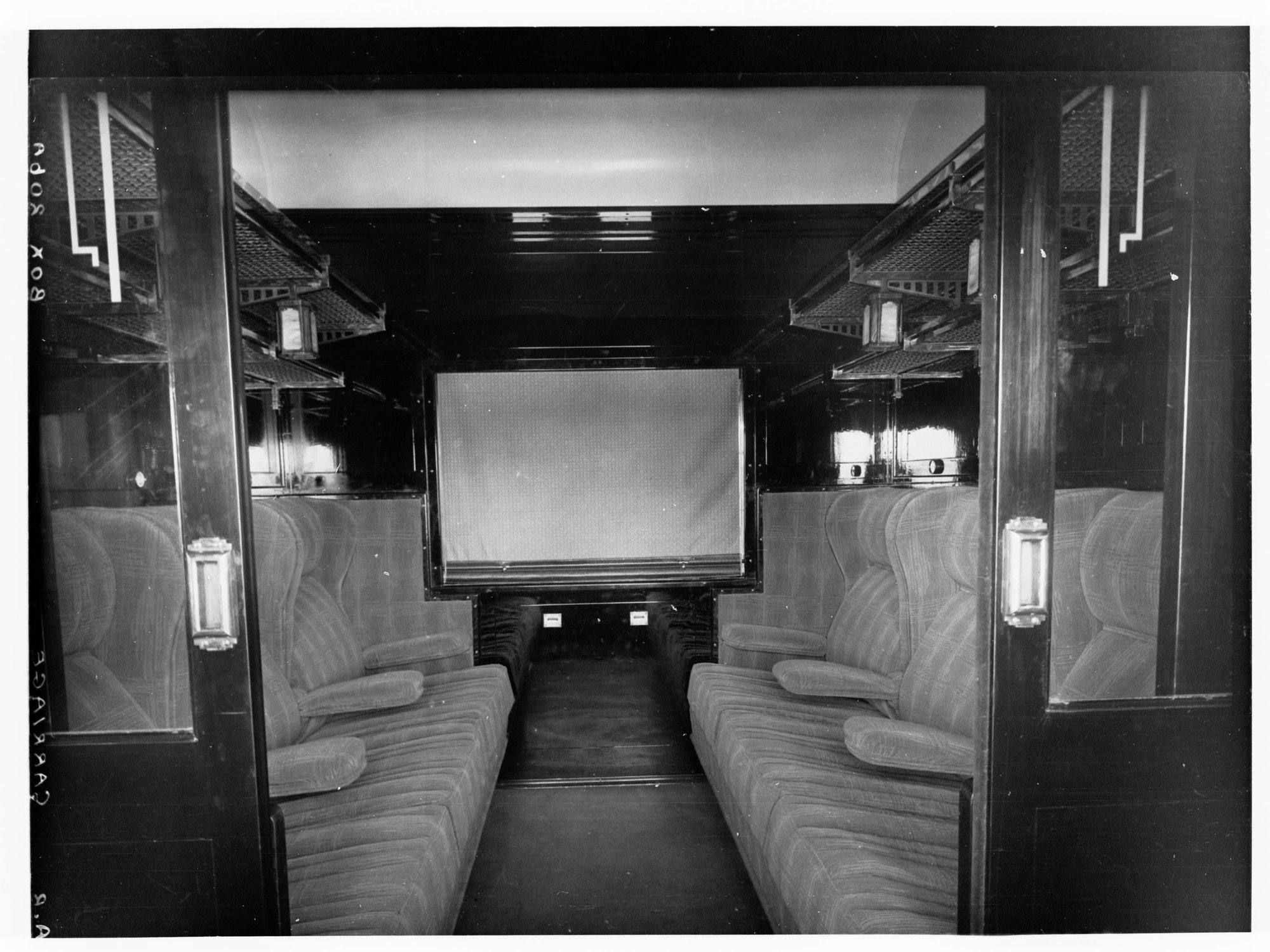 Interior of Railway Carriage