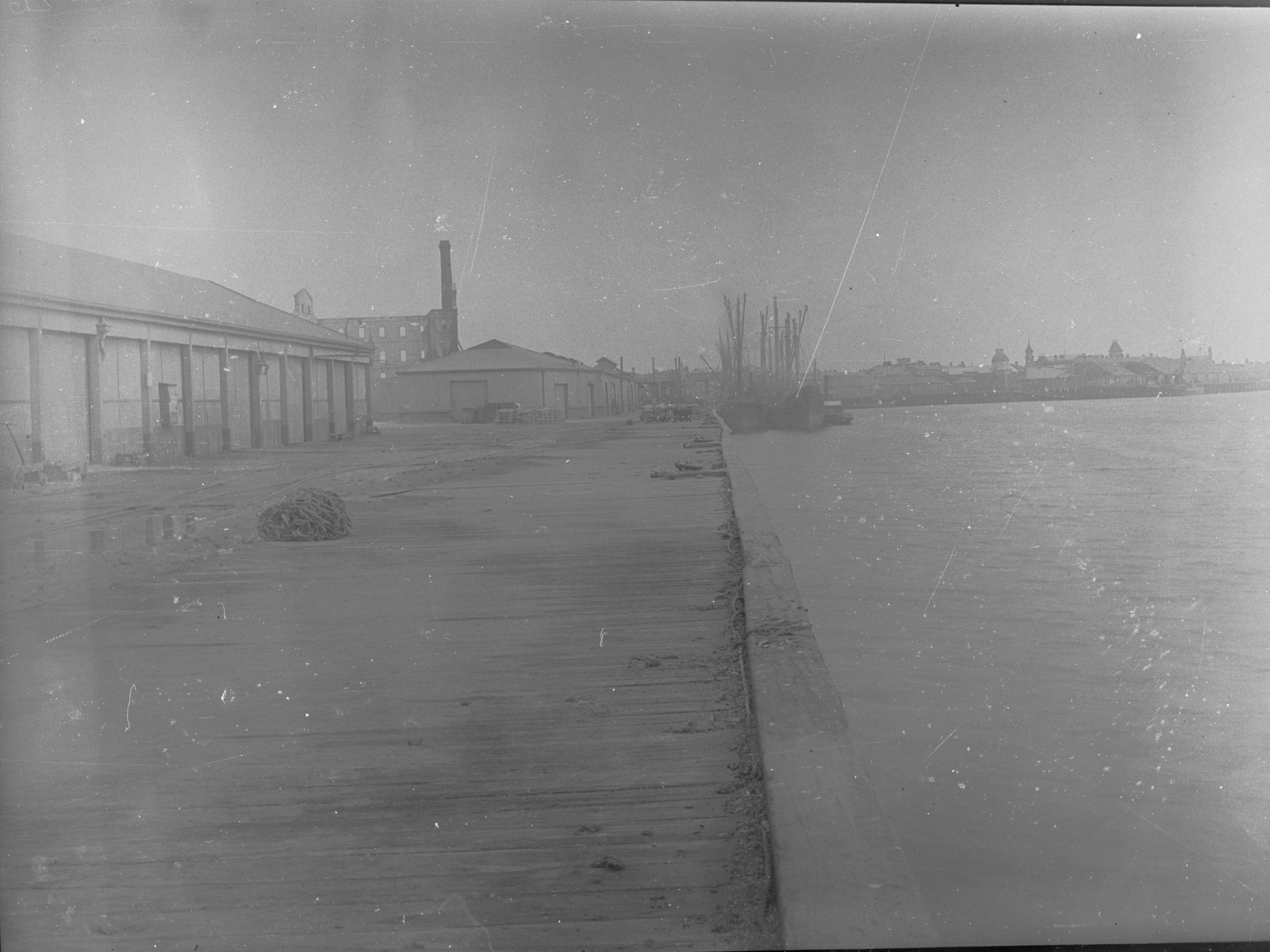 No. 2 Quay at Port Adelaide - showing ship berthed at wharf