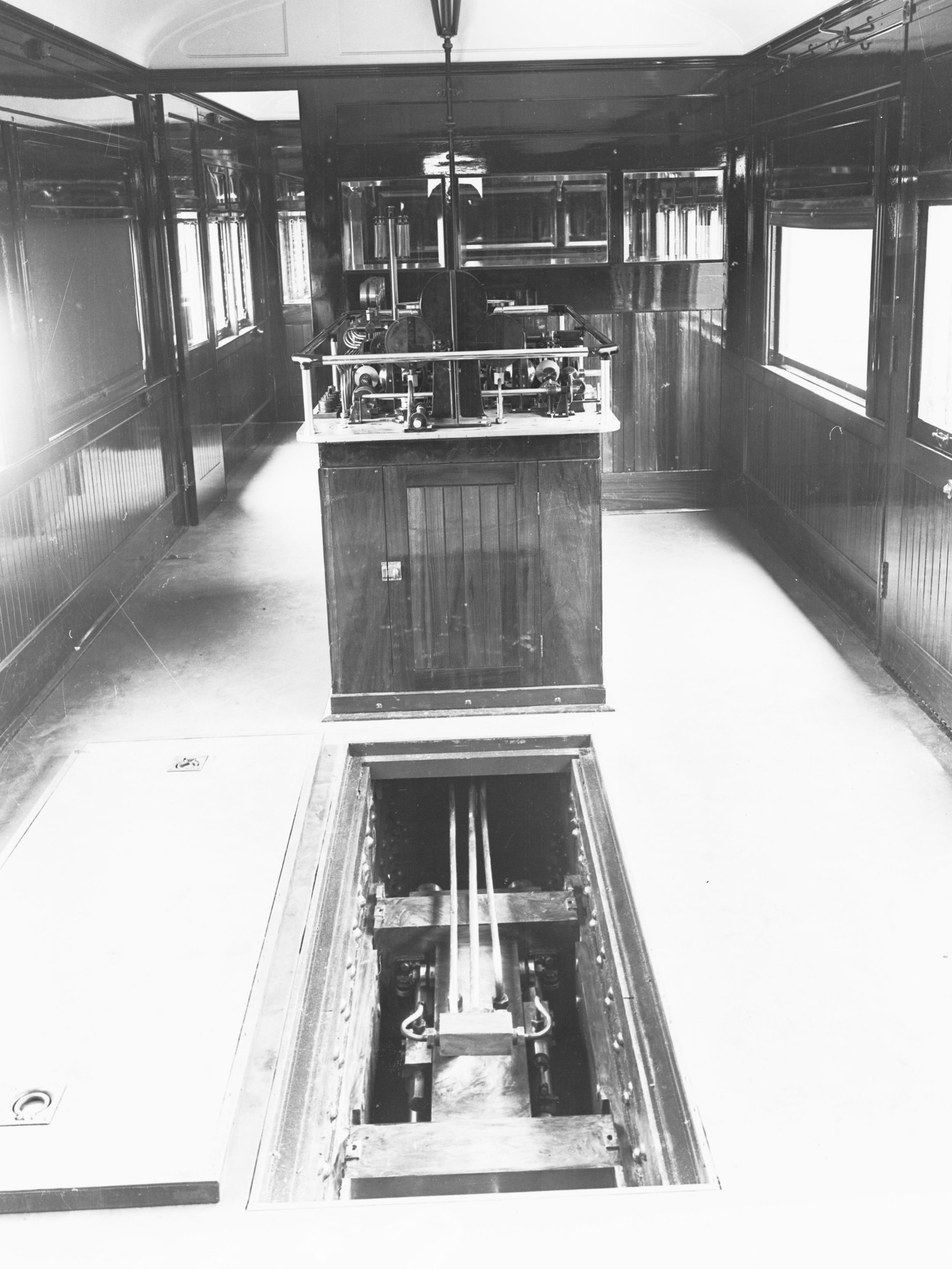 Interior of Dynamometer Car