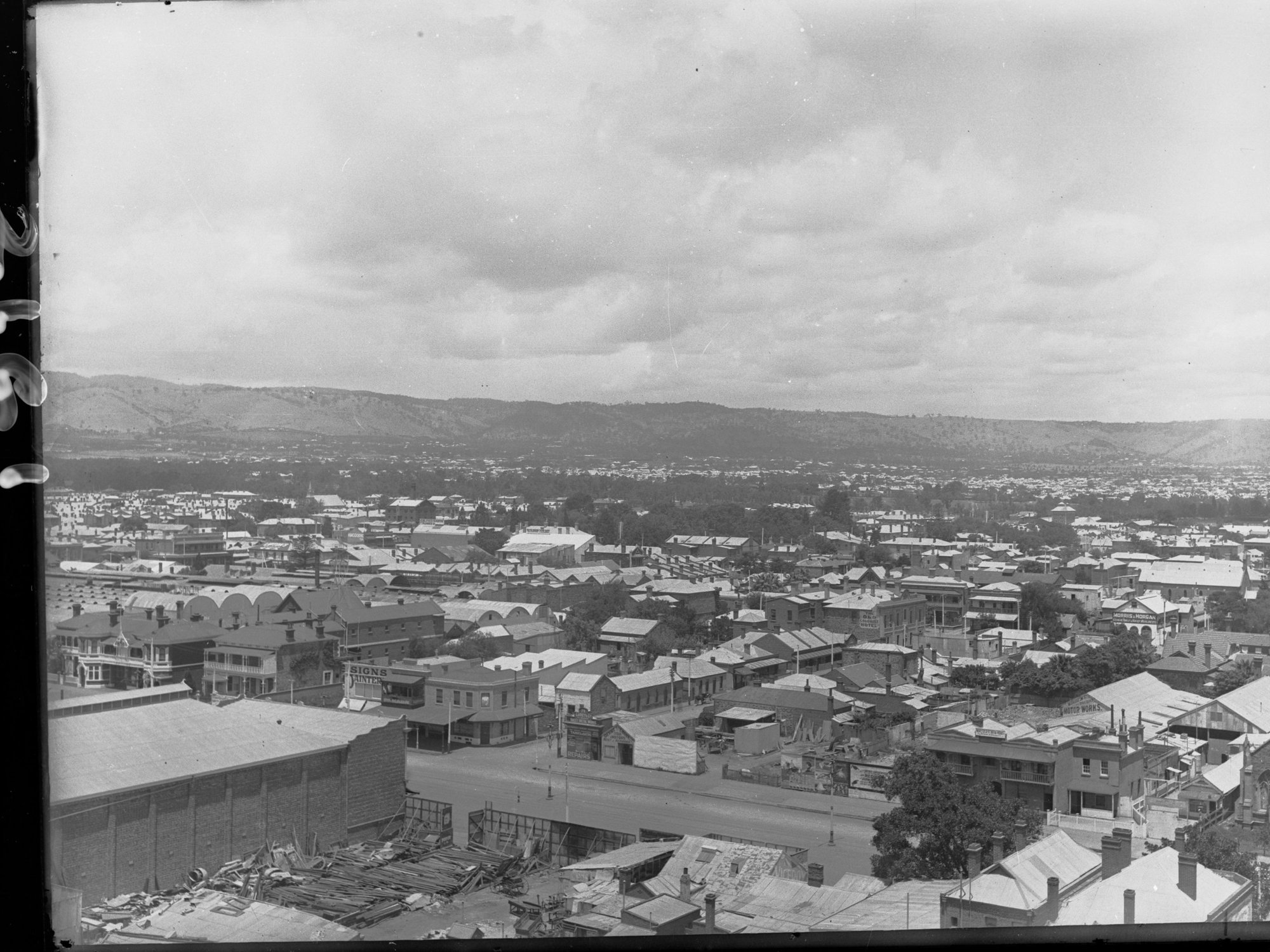 Adelaide City View from Wakefield Street, 1916