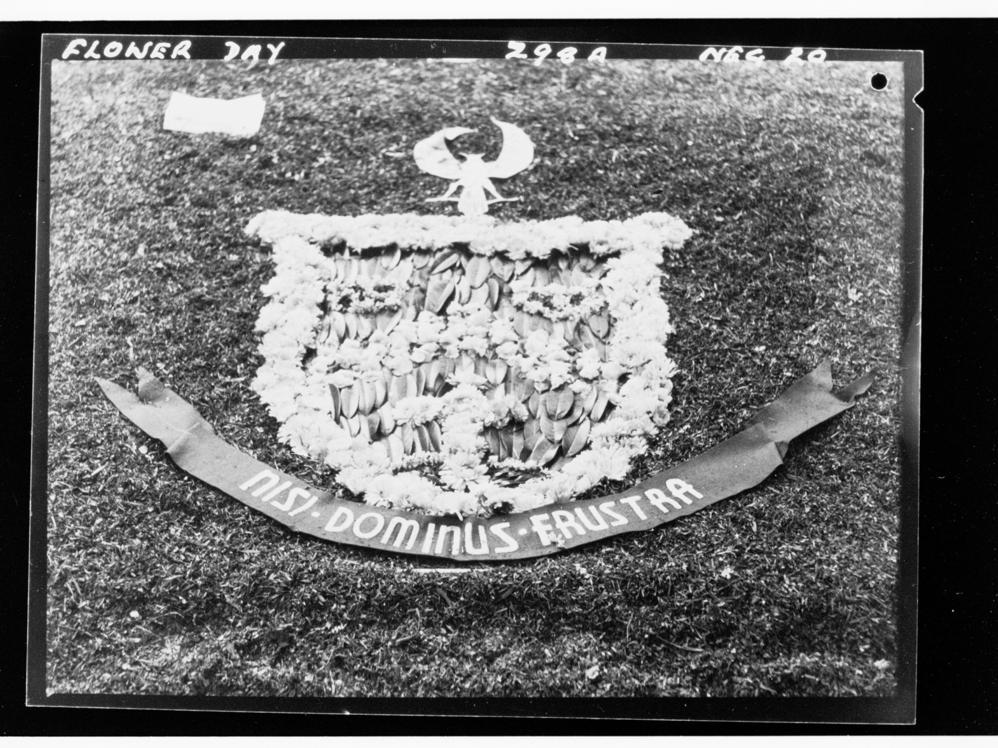 Flower Day - exhibit in ground (Nisi Dominus Frustra)