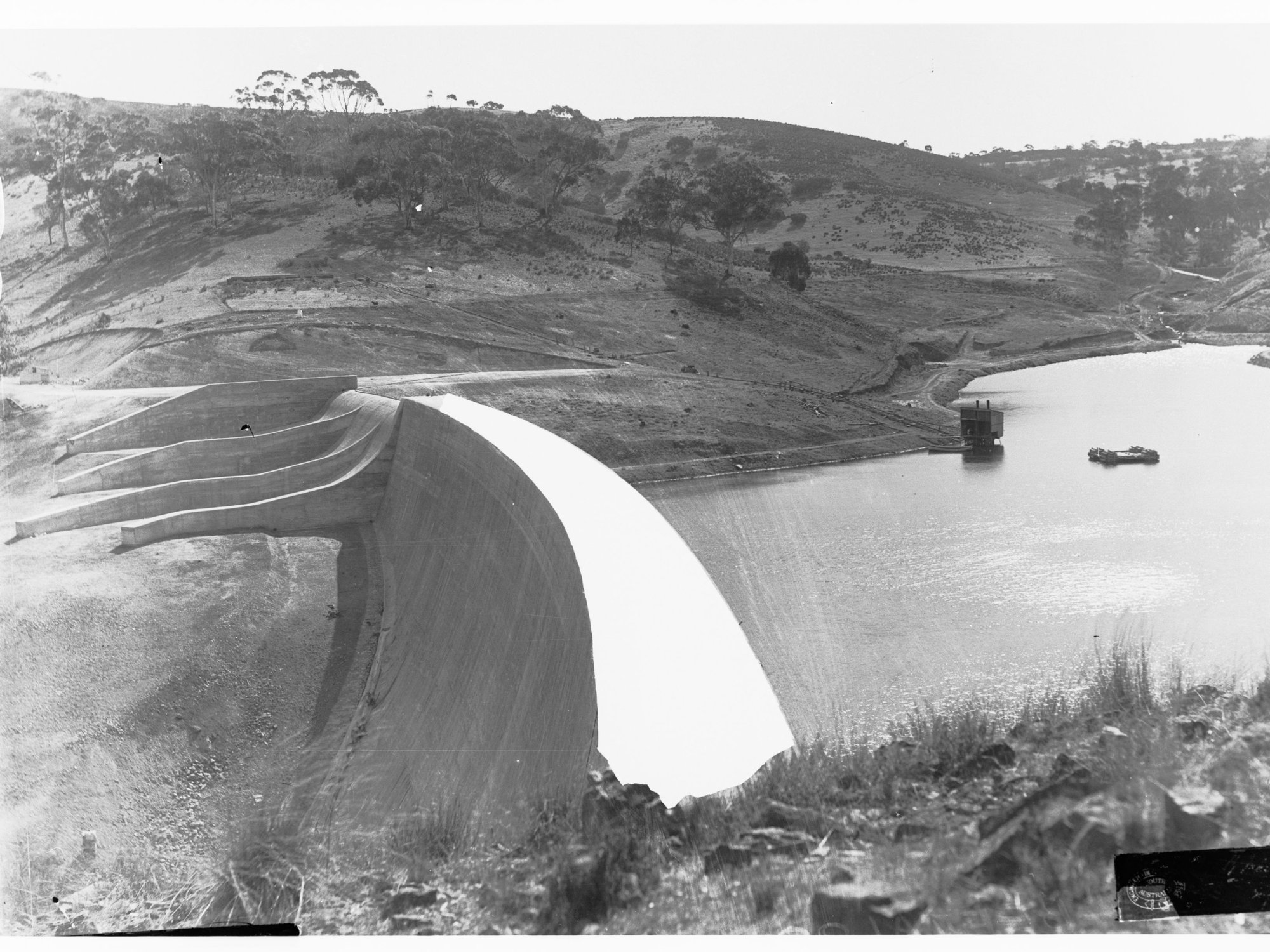 Beetaloo Reservoir/Dam - construction began in 1886 (the largest concrete dam of its type ever attempted in the southern hemisphere)