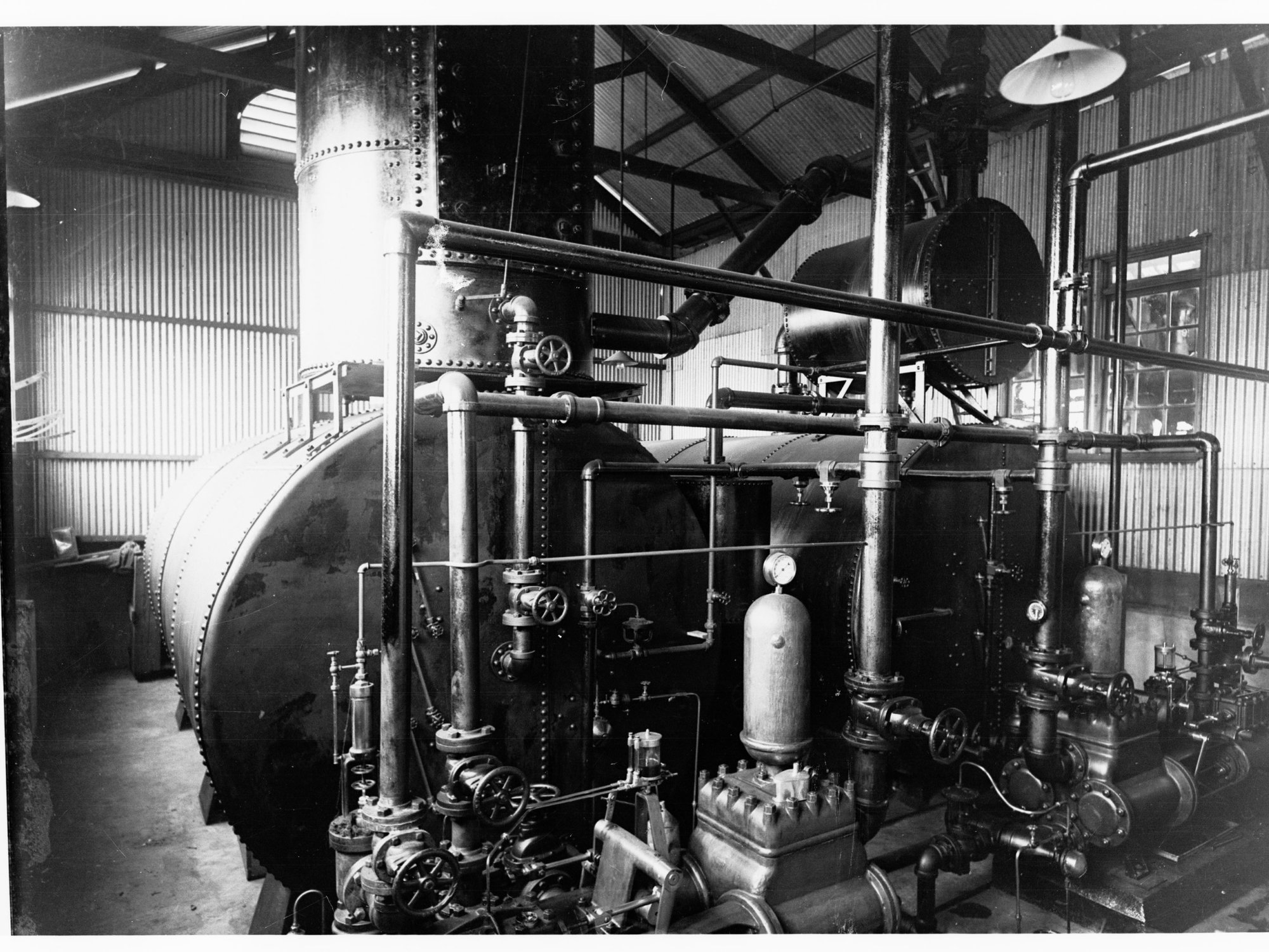 Machinery in unknown location