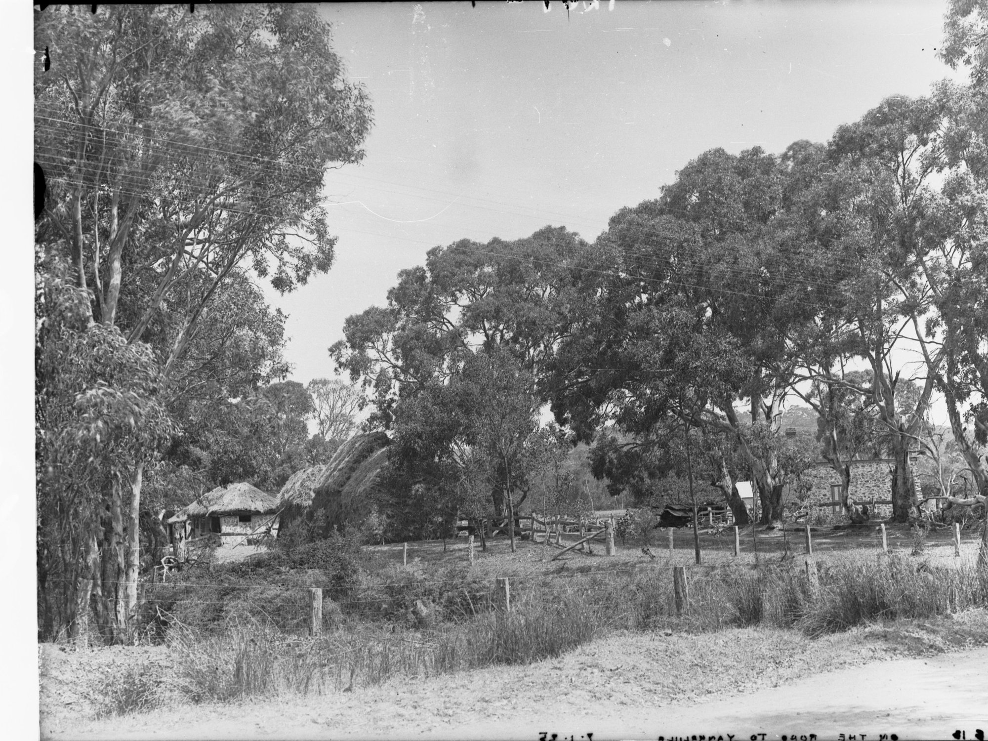 Farmyard on the Road to Yankalilla Showing Farm Buildings