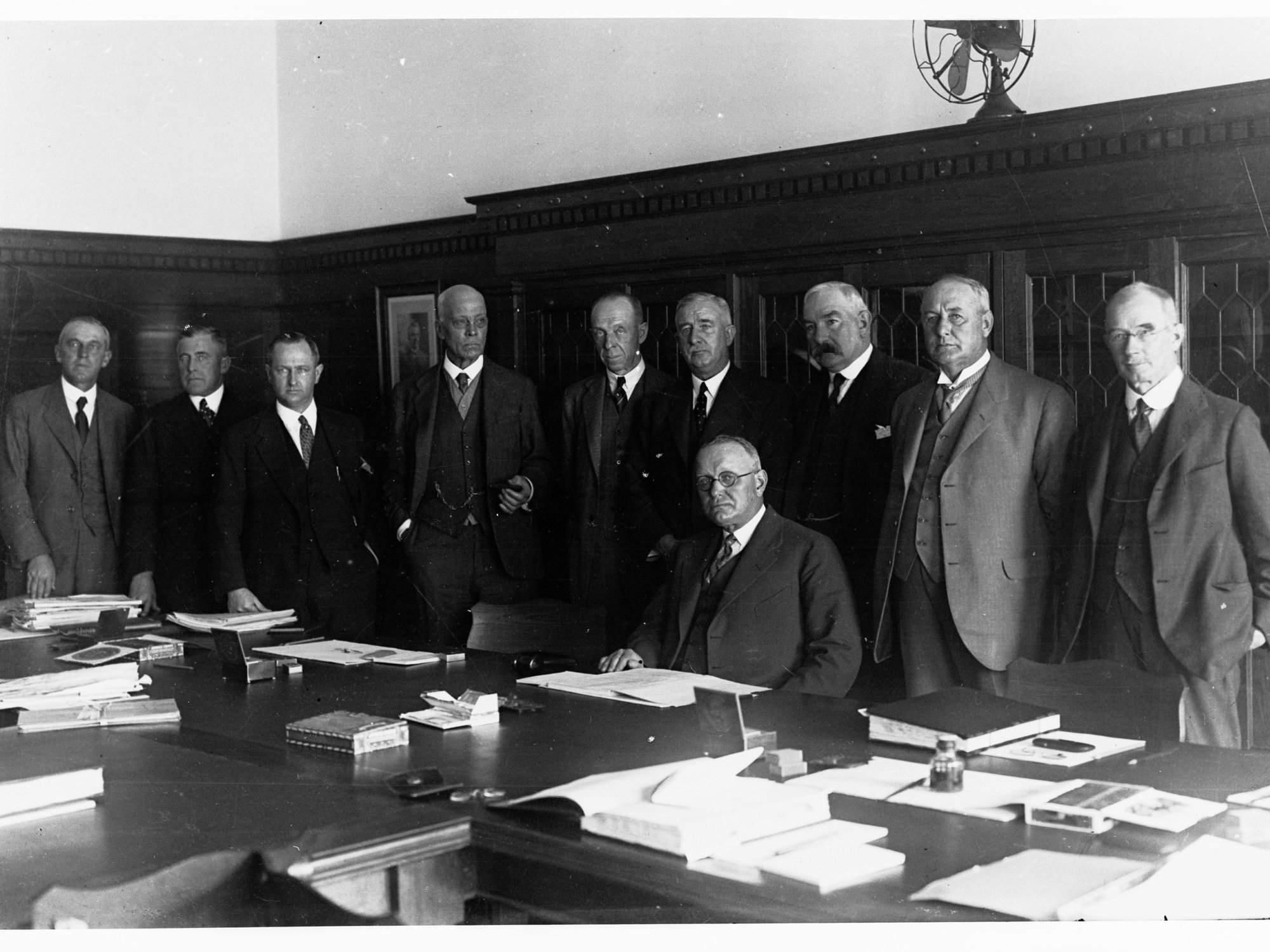 Railway Commissioner Webb and Staff