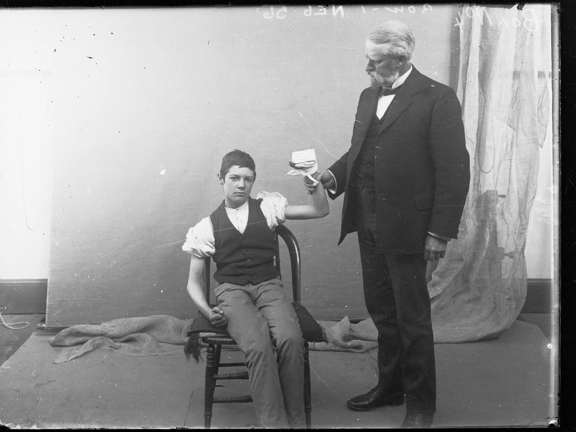 First Aid class showing Dr Rogers: class conducted by Dr Rogers