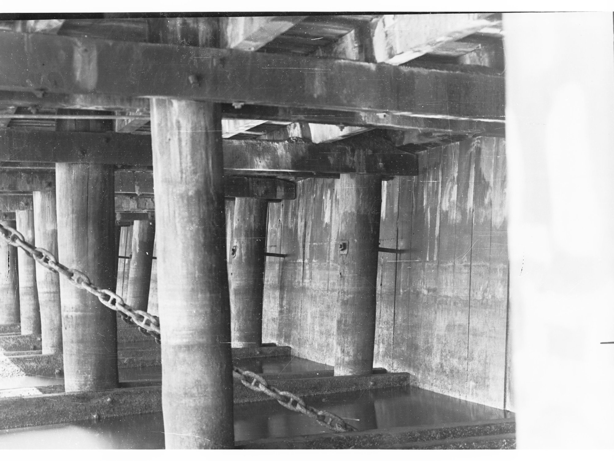 Under Port Adelaide Wharf