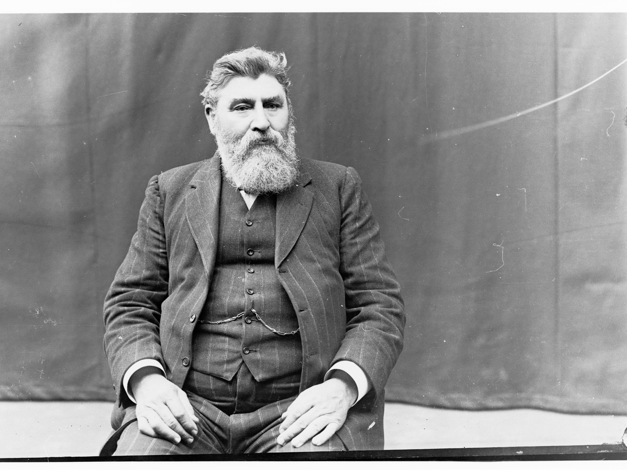 Portrait of Honourable J G Bice - Chief Secretary and Minister of Marine