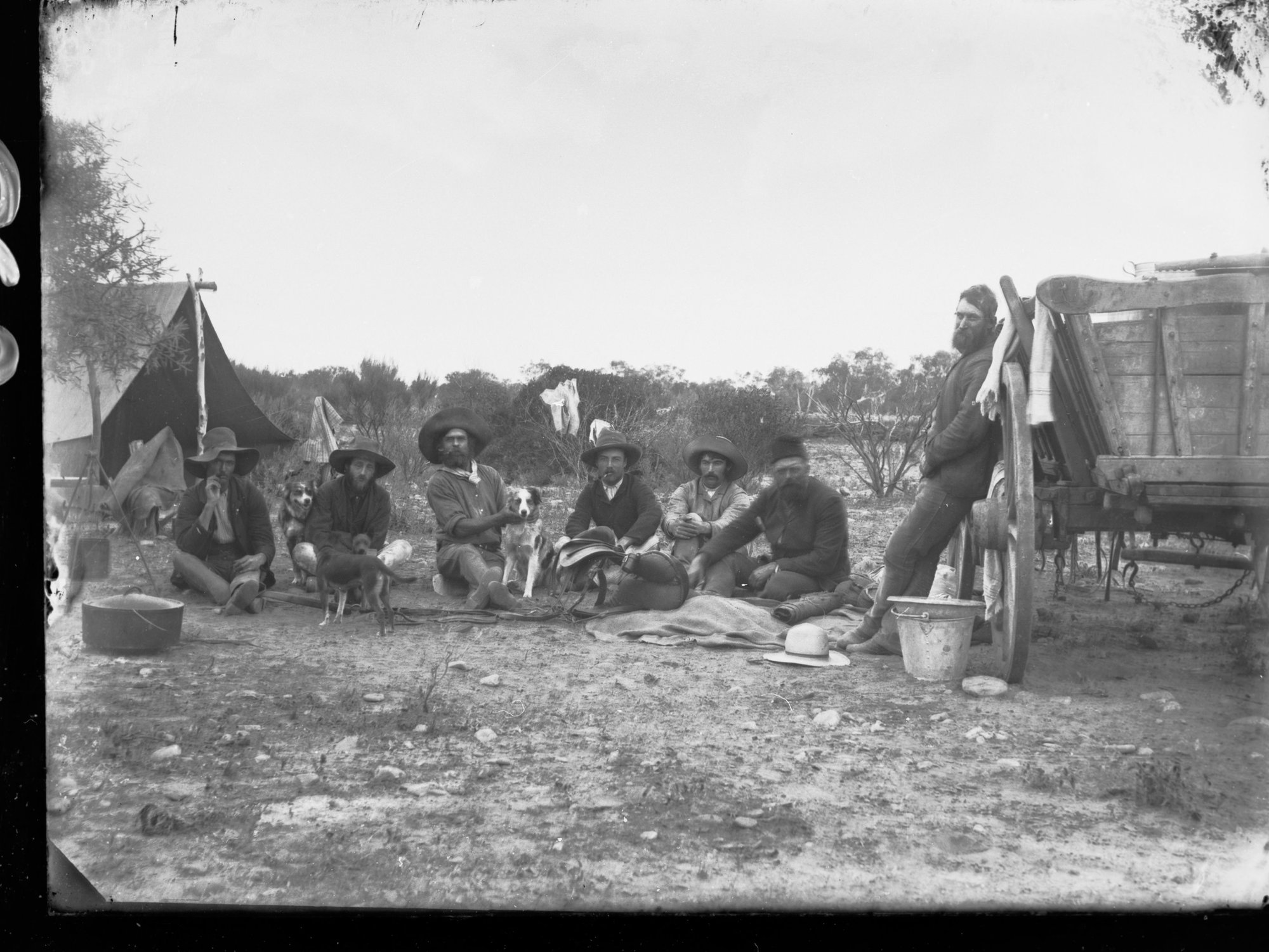 Surveyors' Camp, East West Railway, Ooldea, South Australia