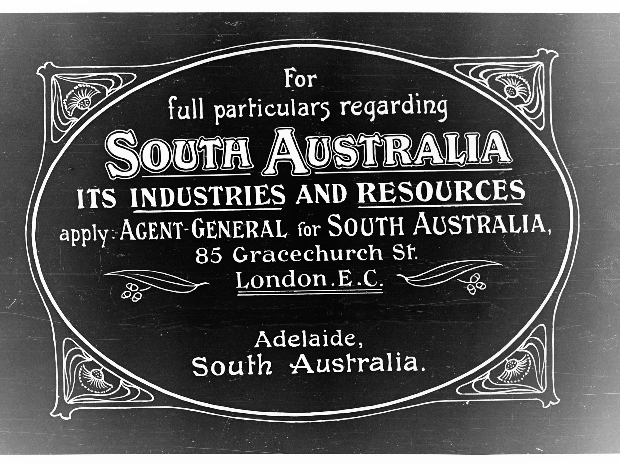 South Australian Agent-General premises, c1909