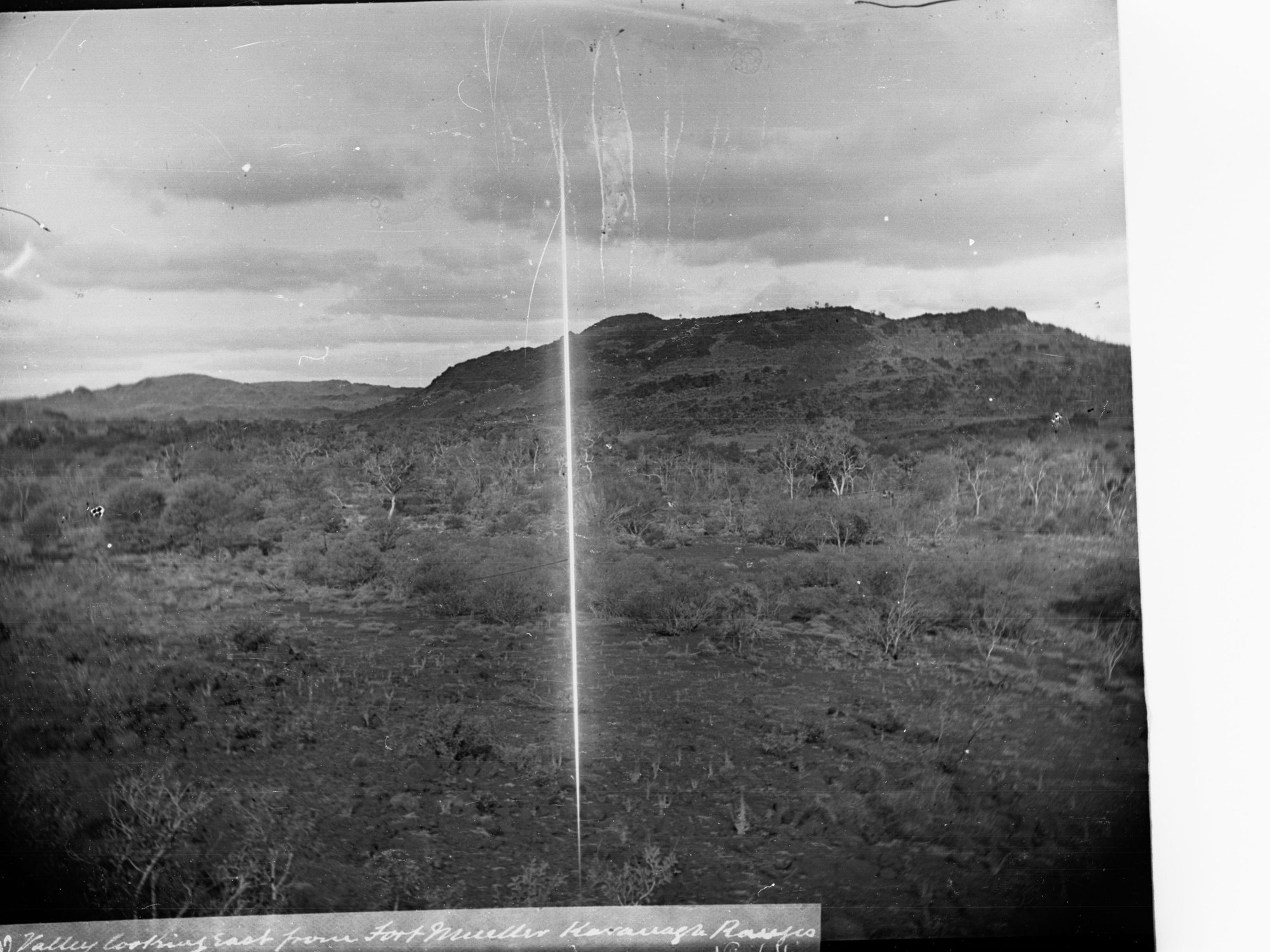 Valley Looking East from Fort Mueller Elder Scientific Expedition