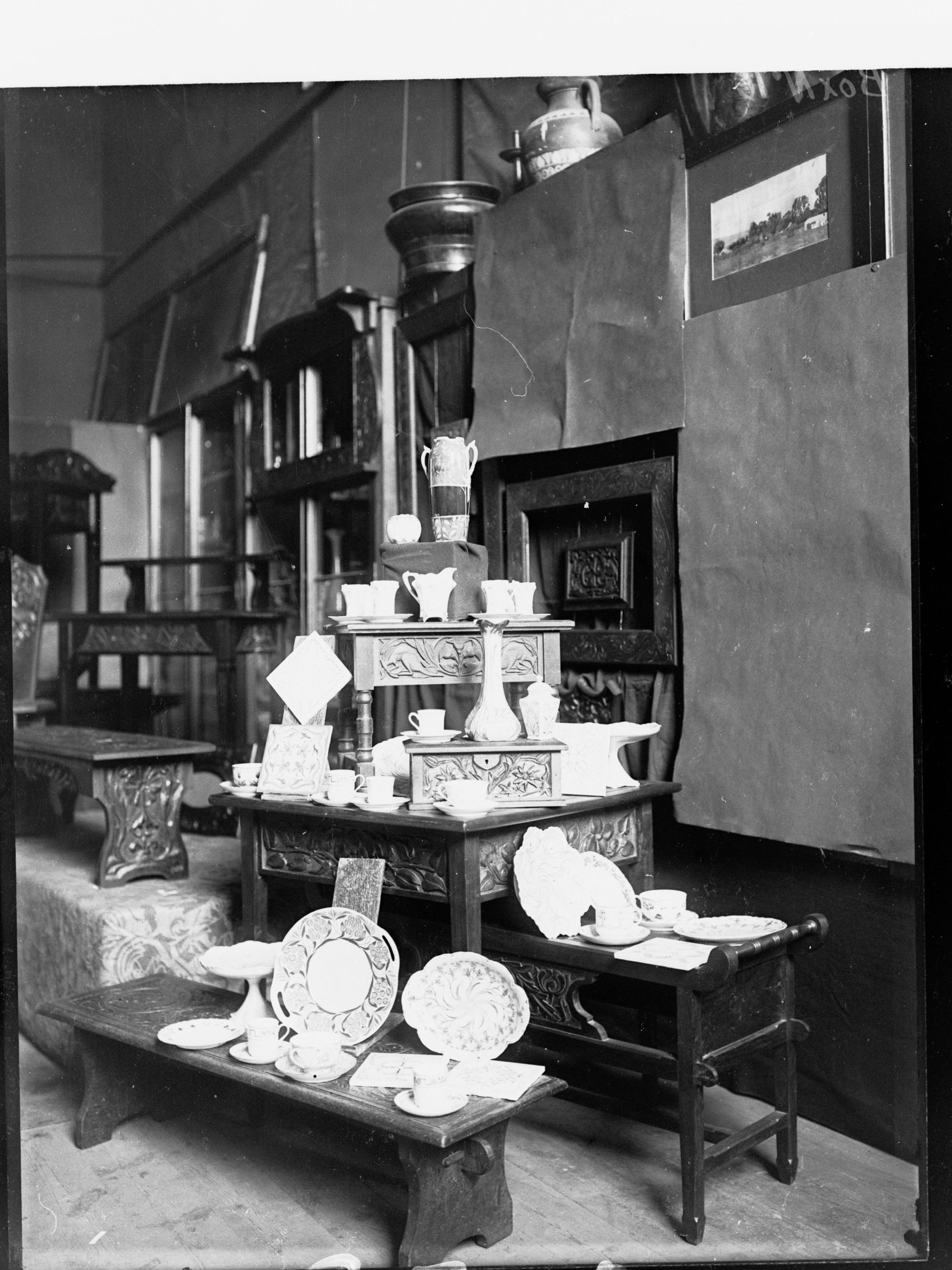 Adelaide School of Arts, Annual Exhibition 1911 - Decoration of china  natural form