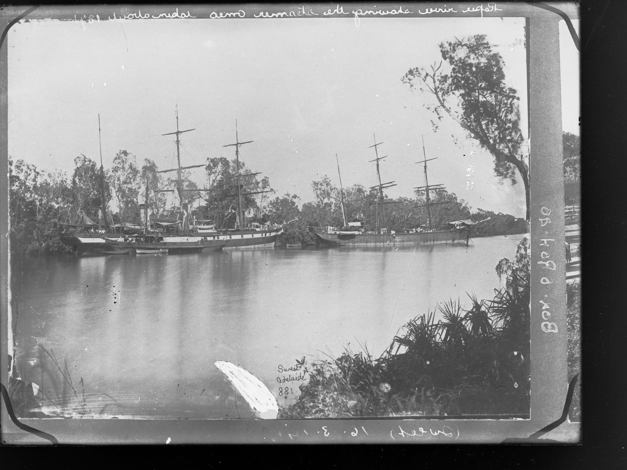Three ships on the Roper River