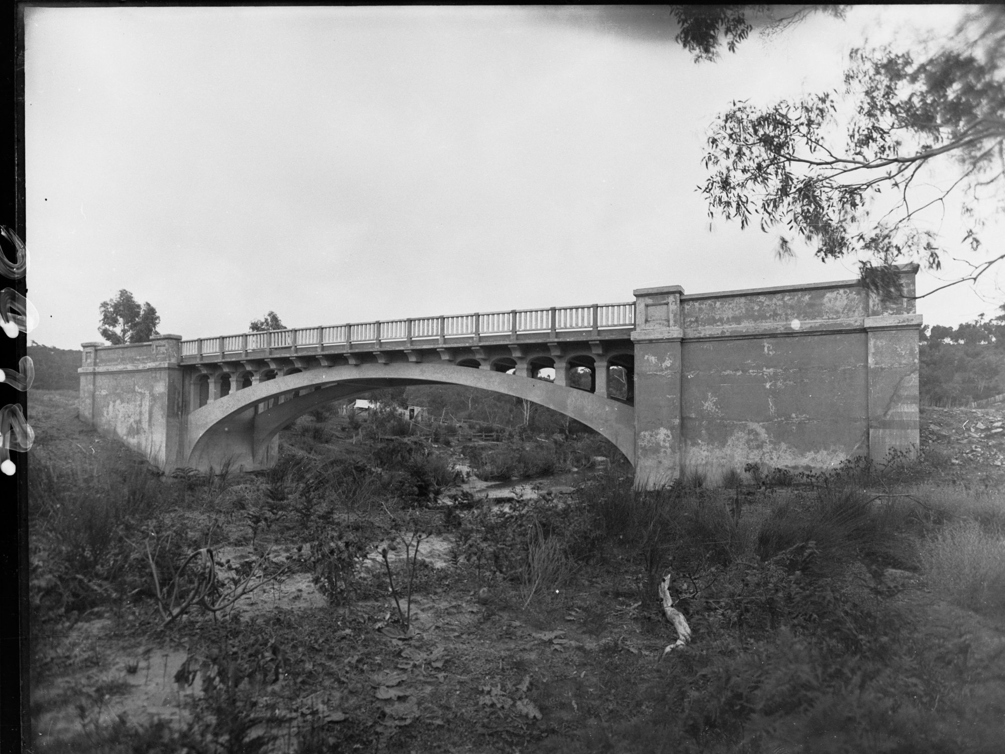 Reinforced Concrete Bridge over the River Torrens, on the new Torrens Gorge Main Road