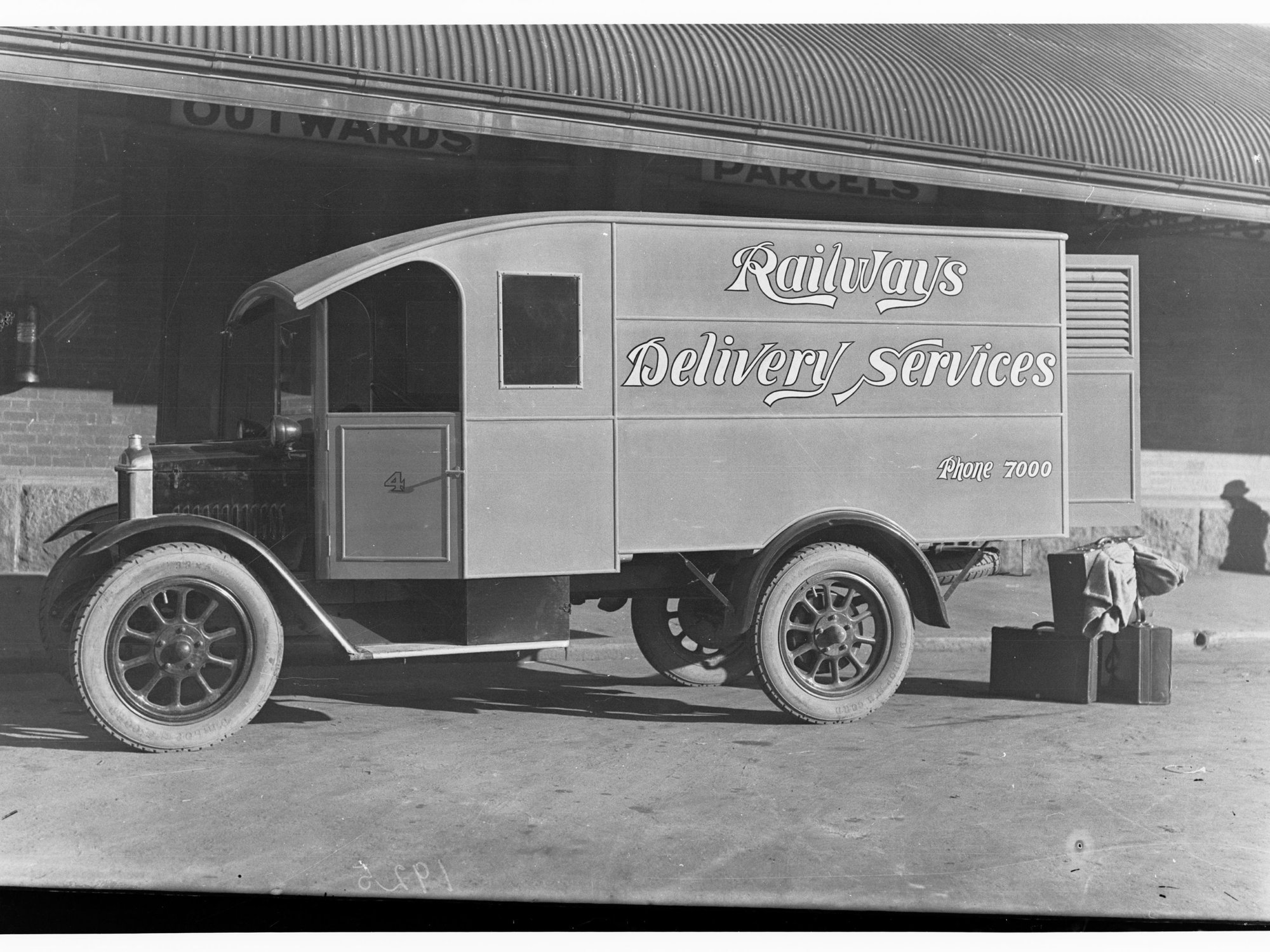 Railways delivery van