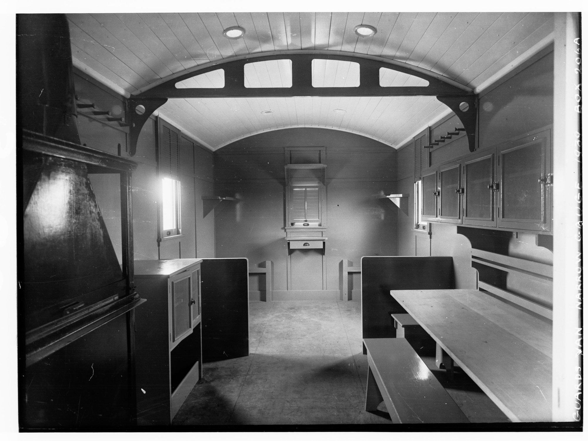 Interior of guards van