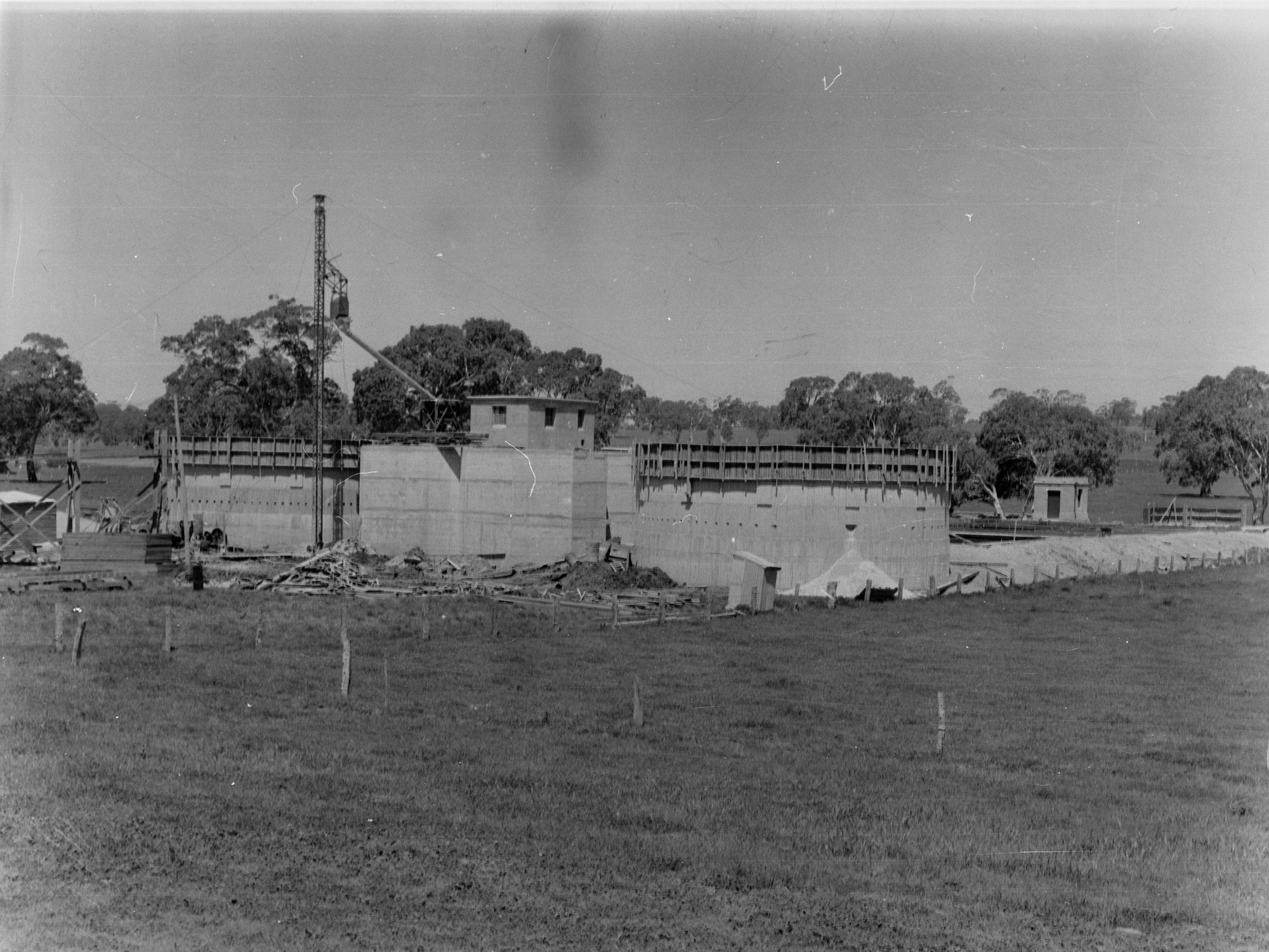 Water  supply pumping station at Woodside
