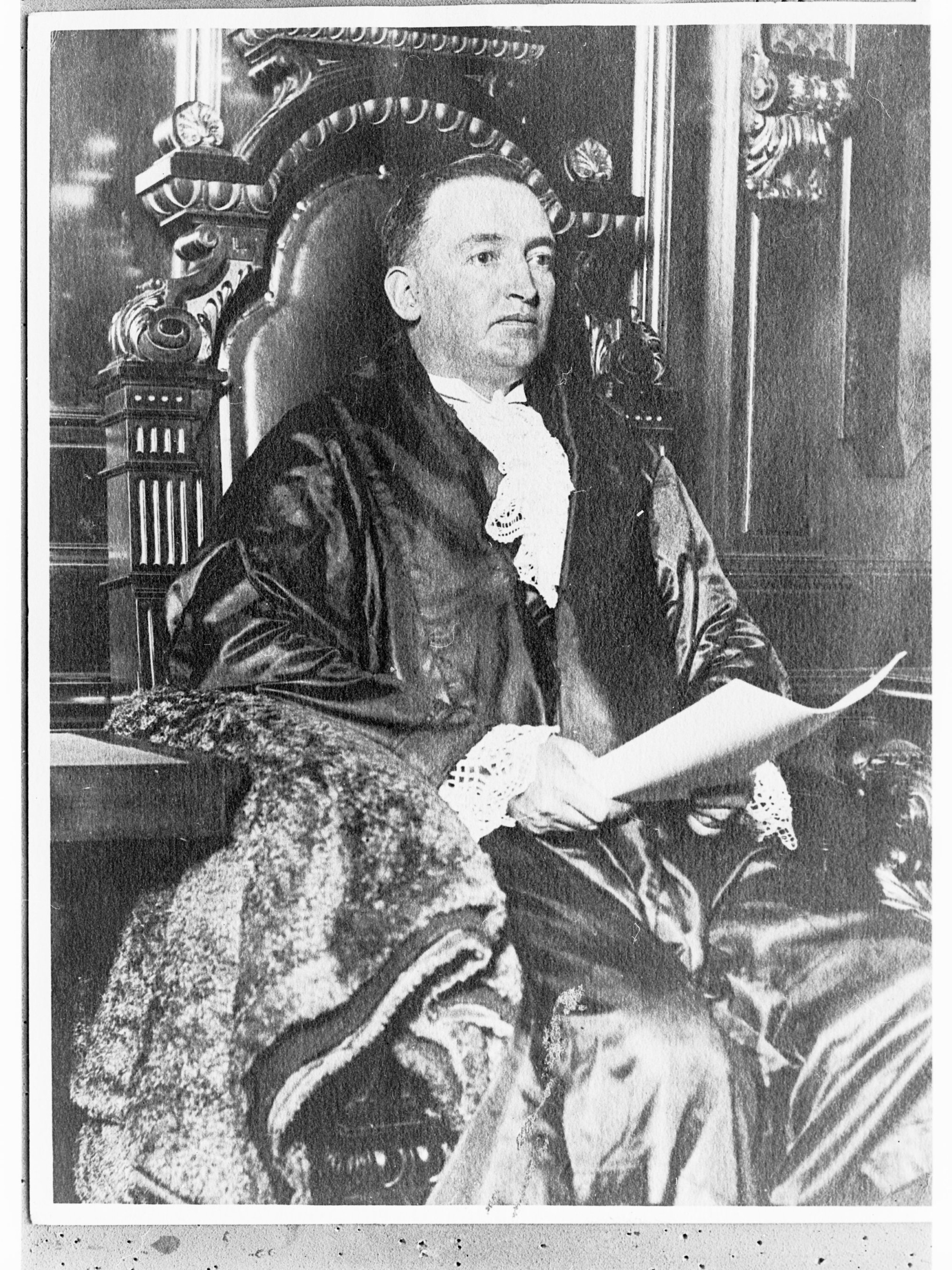 Portrait of Mr E J Shepherd - Biographical Register page 204 (Speaker of State Parliament 1933 to 1956)