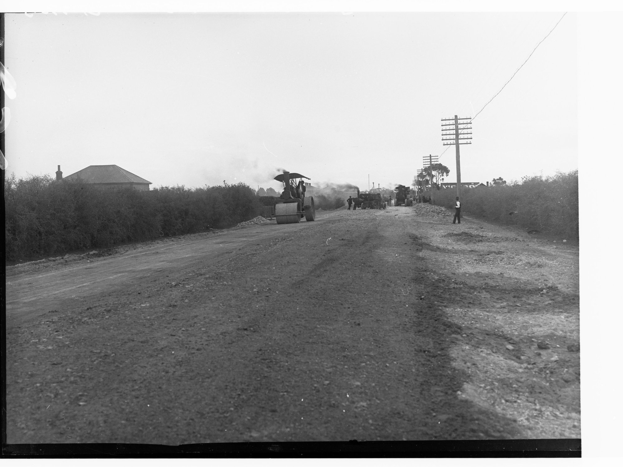 Making road at Gepps Cross