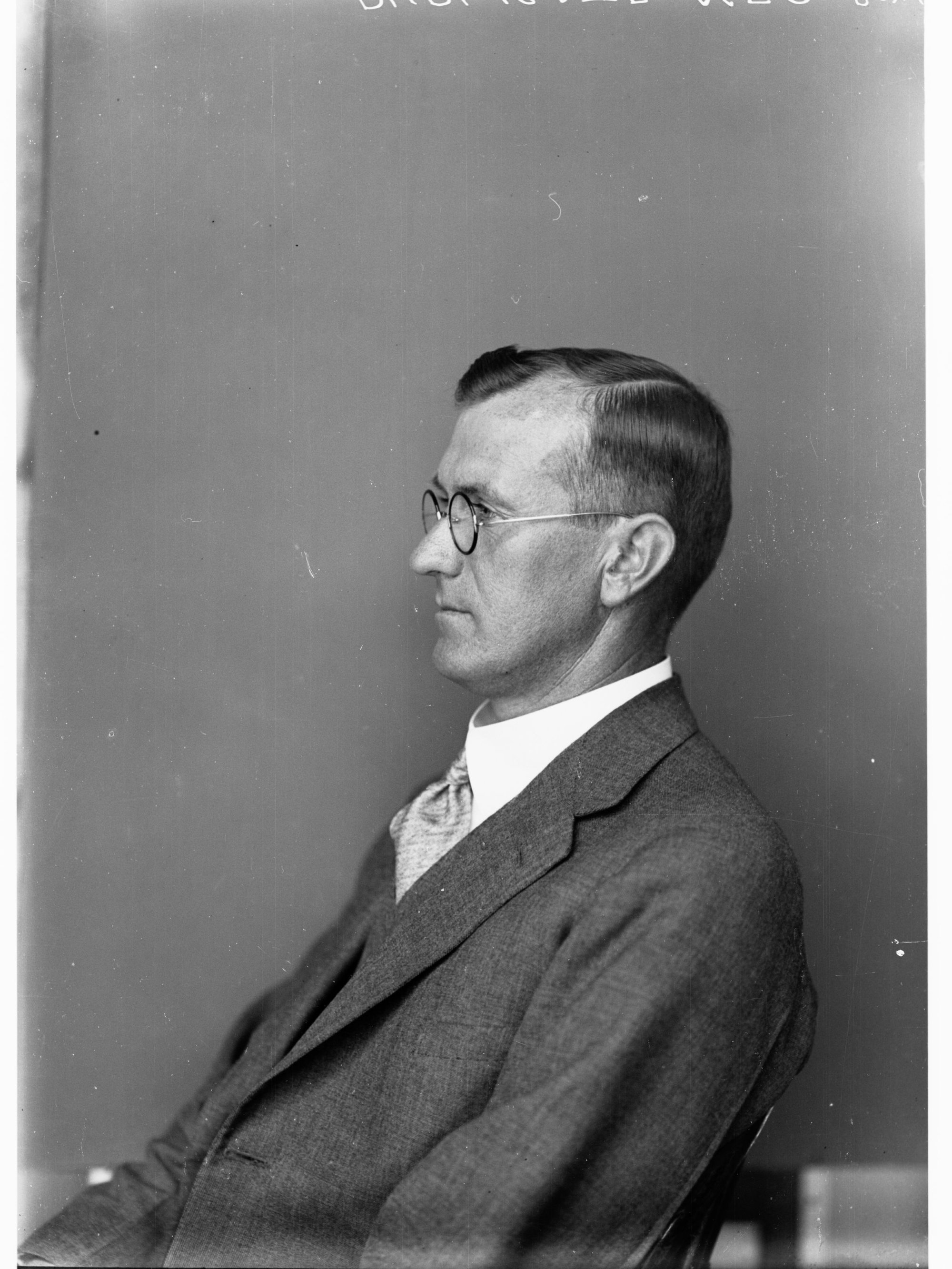 Portrait of Mr Shea, Chief Mechanical Engineer