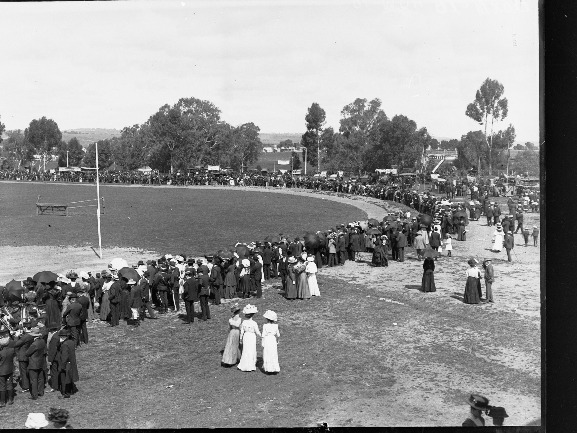 Gawler Show,  farm machinery on exhibition