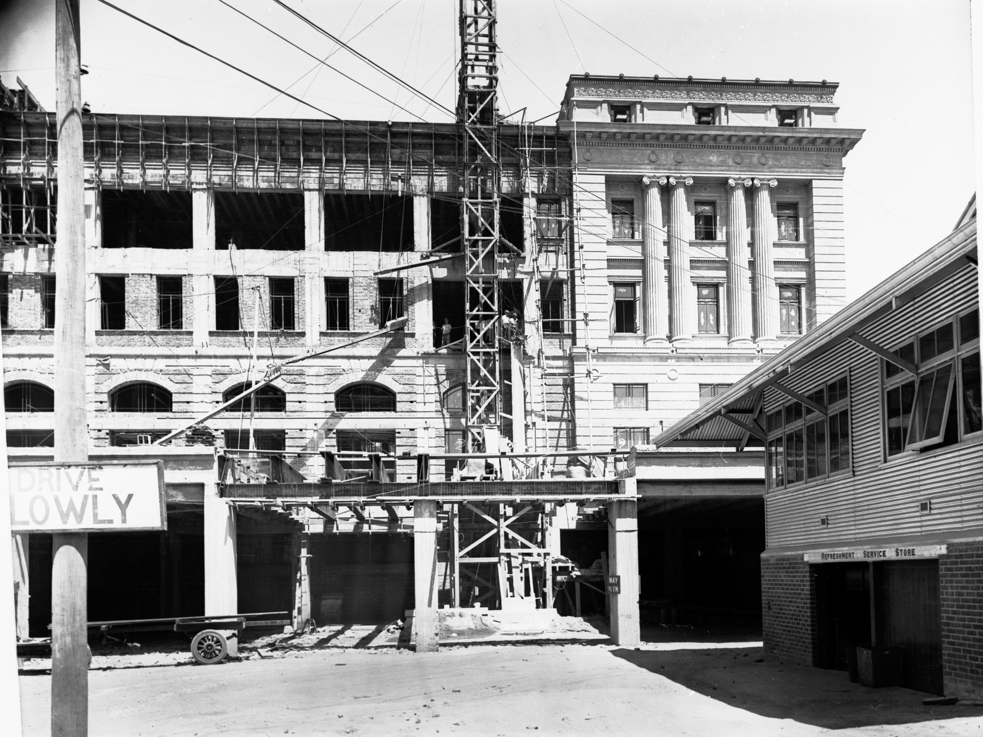 Adelaide Railway Station Under Construction