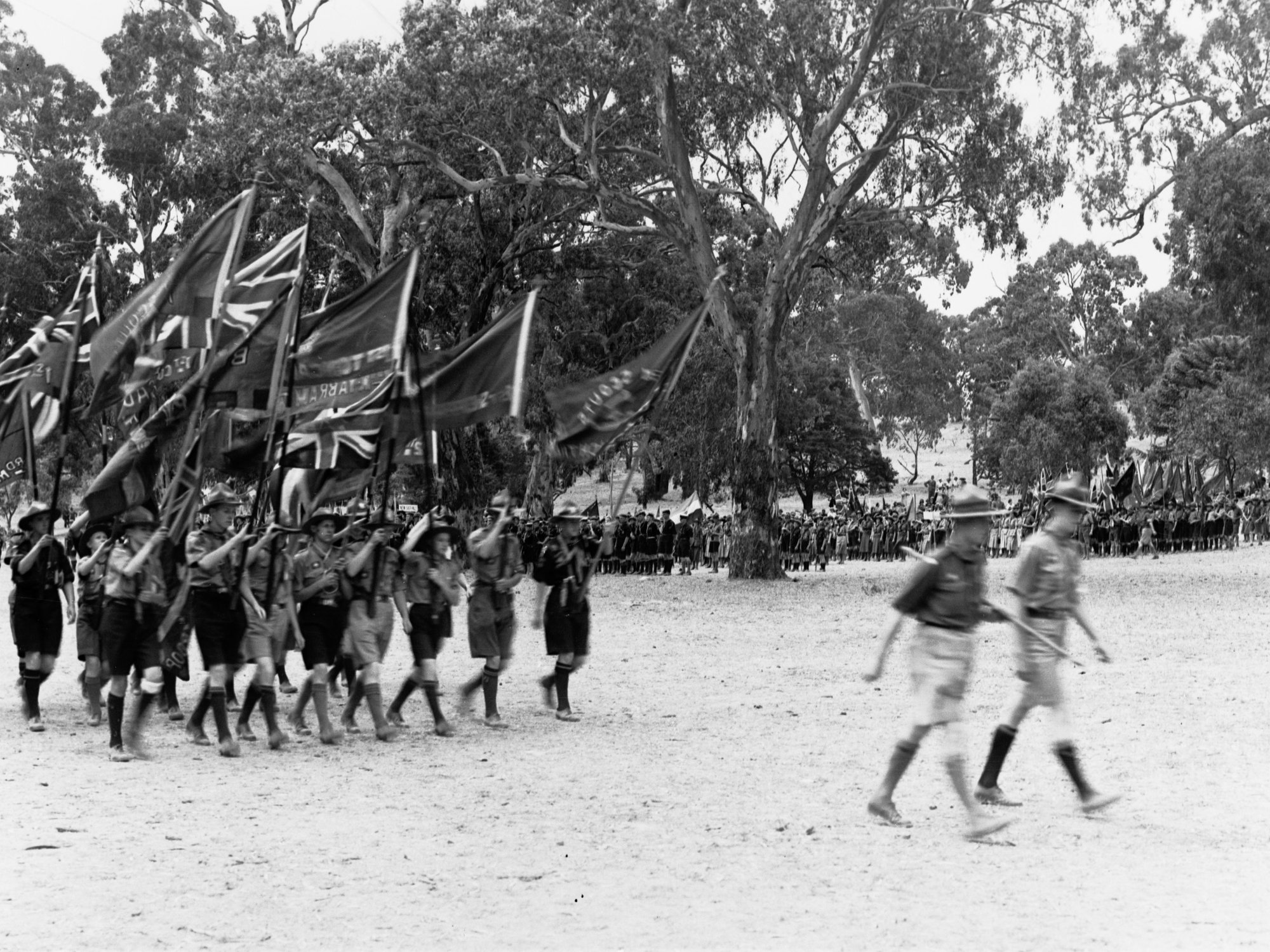 Boy Scouts camp at Belair