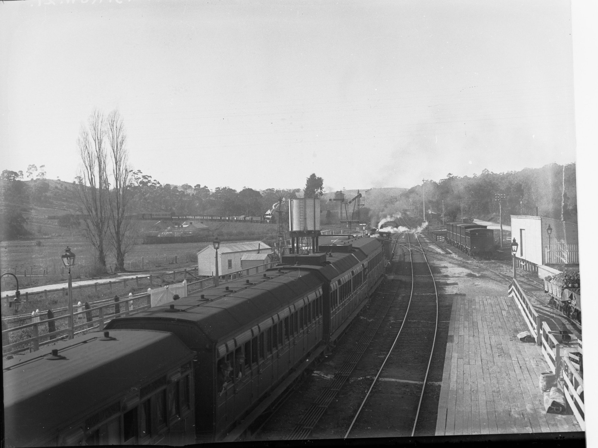 View showing Balhannah Railway Station