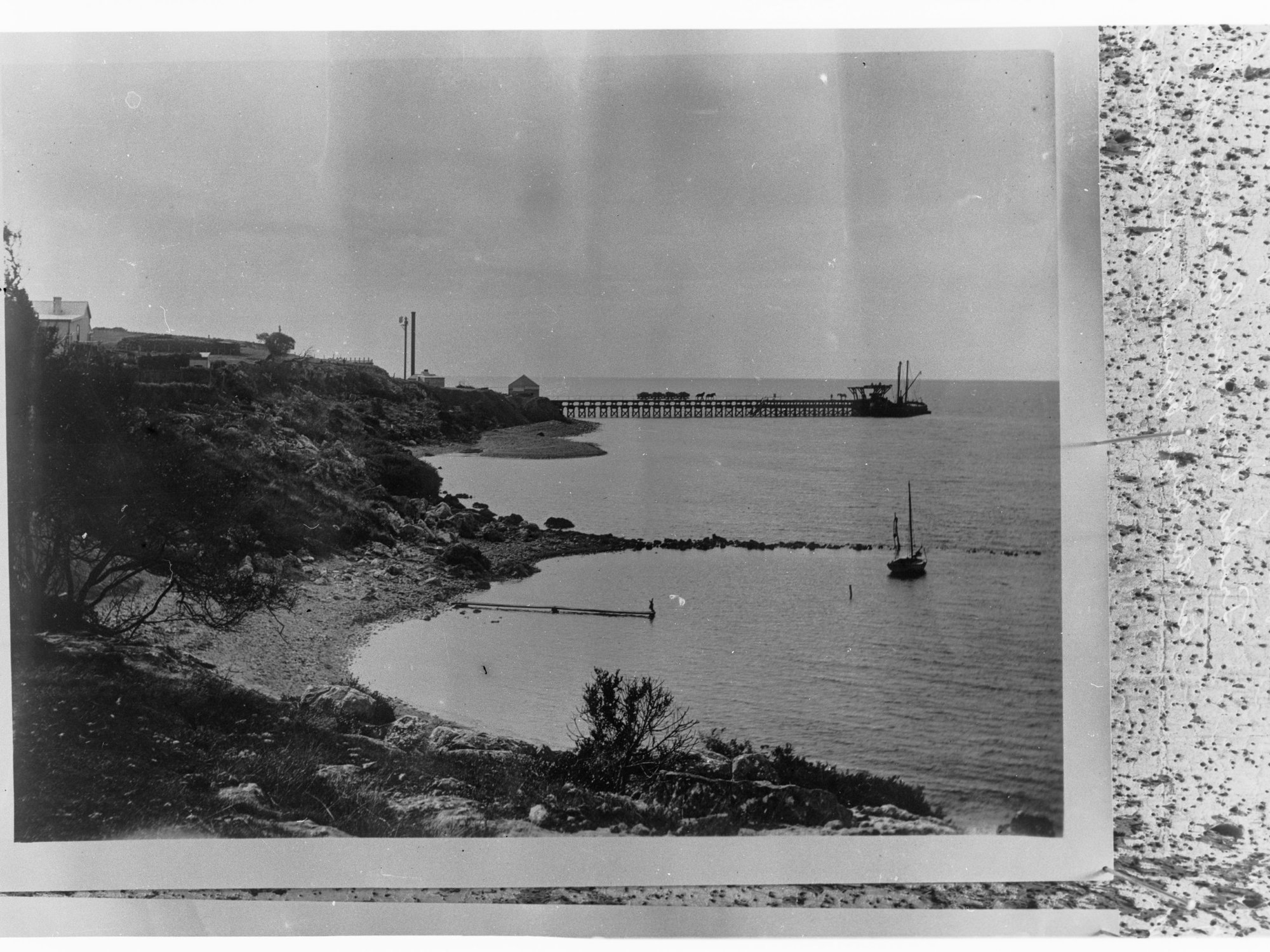 Point Turton Jetty - view looking north west.