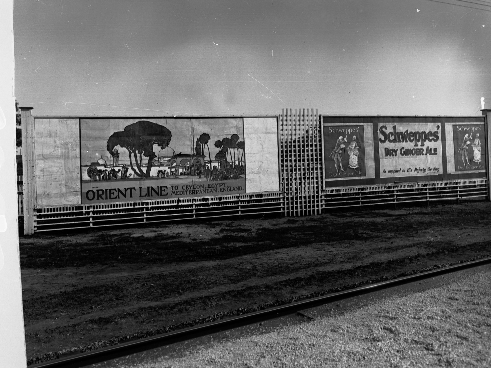 South Australian Railway Hoarding at Goodwood Station